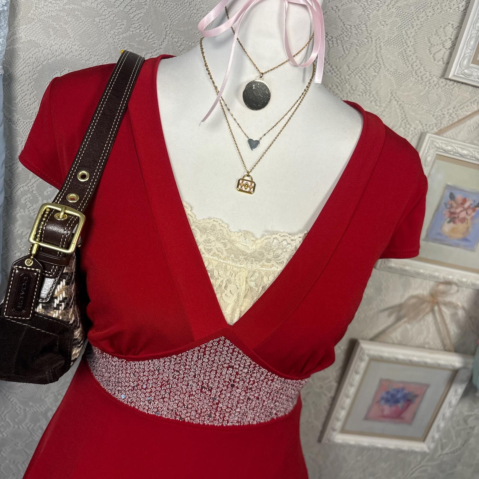 Other y2k office siren tie back blouse Size L / US 10 / IT 46 - 5 Thumbnail