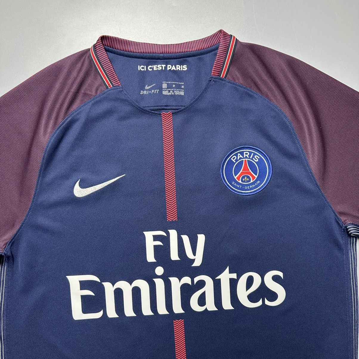 Nike PSG NIKE 2017/2018 FOOTBALL SOCCER HOME JERSEY #10 NEYMAR Size US M / EU 48-50 / 2 - 4 Thumbnail