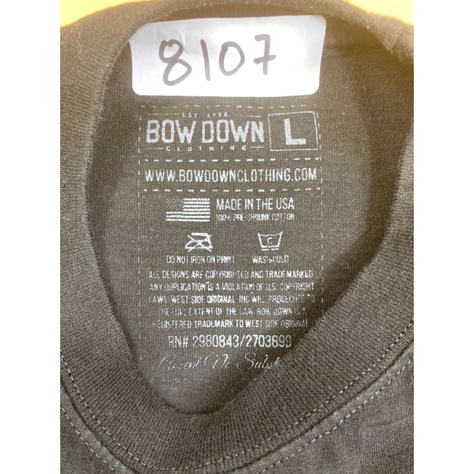 Praying Bow Down Clothing T Shirt Im In Gods Hands Praying Hands Cross Black L Mens Short Sleeve Crew Neck Graphic Print 8107 Size US L / EU 52-54 / 3 - 3 Thumbnail