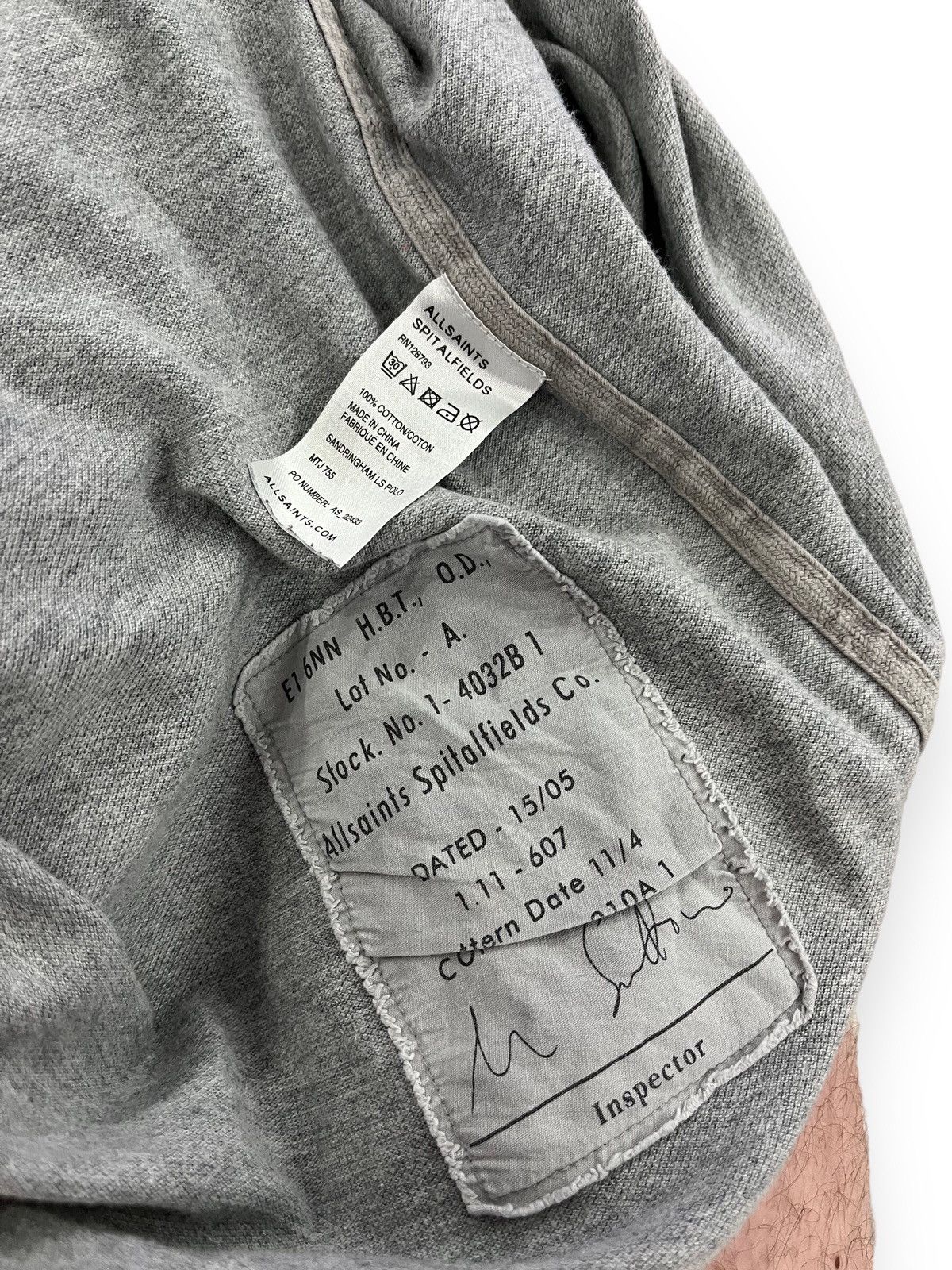 Allsaints Allsaints Polo Longsleeve Size US S / EU 44-46 / 1 - 5 Thumbnail