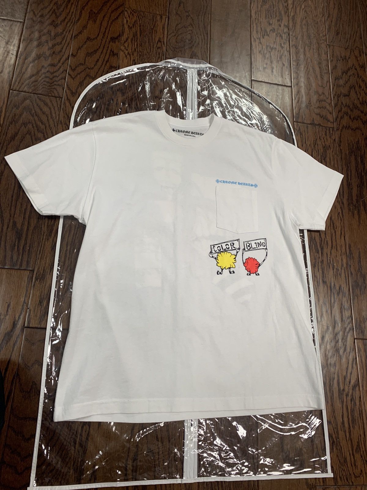 image of Chrome Hearts x Matty Boy “Retro Cycle” Tee in White, Men's (Size XL)