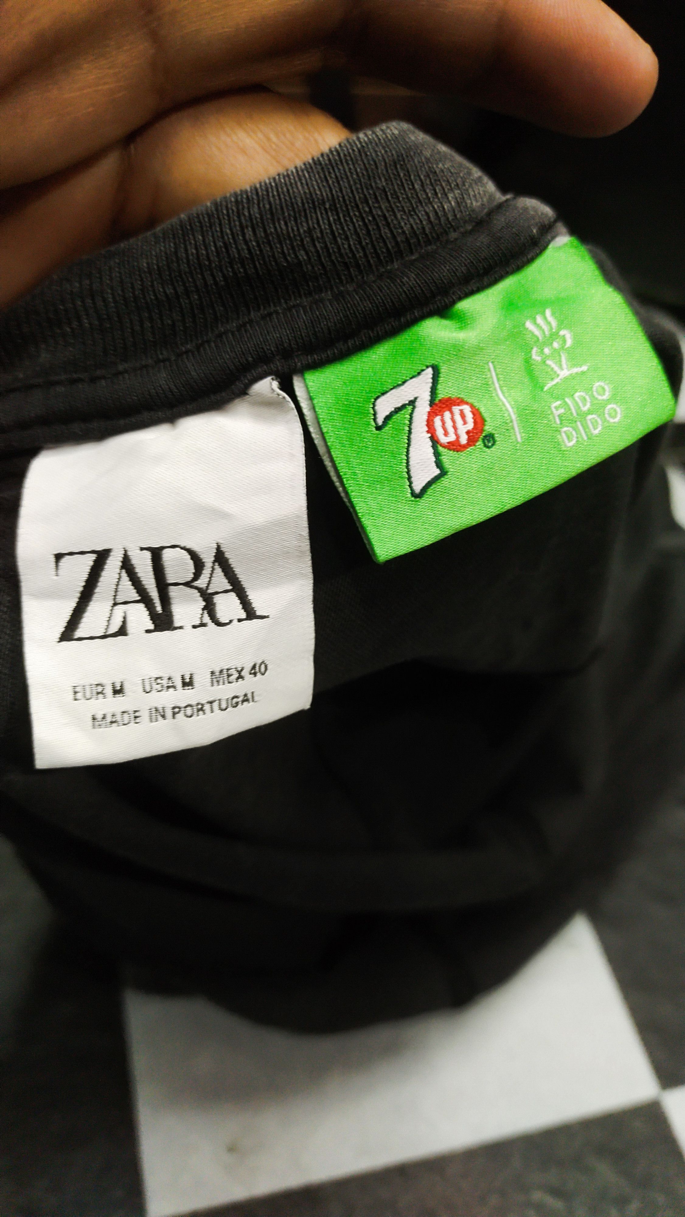 Zara VINTAGE X VERY RARE X ZARA X 7UP FIDO DIDO TEE Size US L / EU 52-54 / 3 - 5 Thumbnail