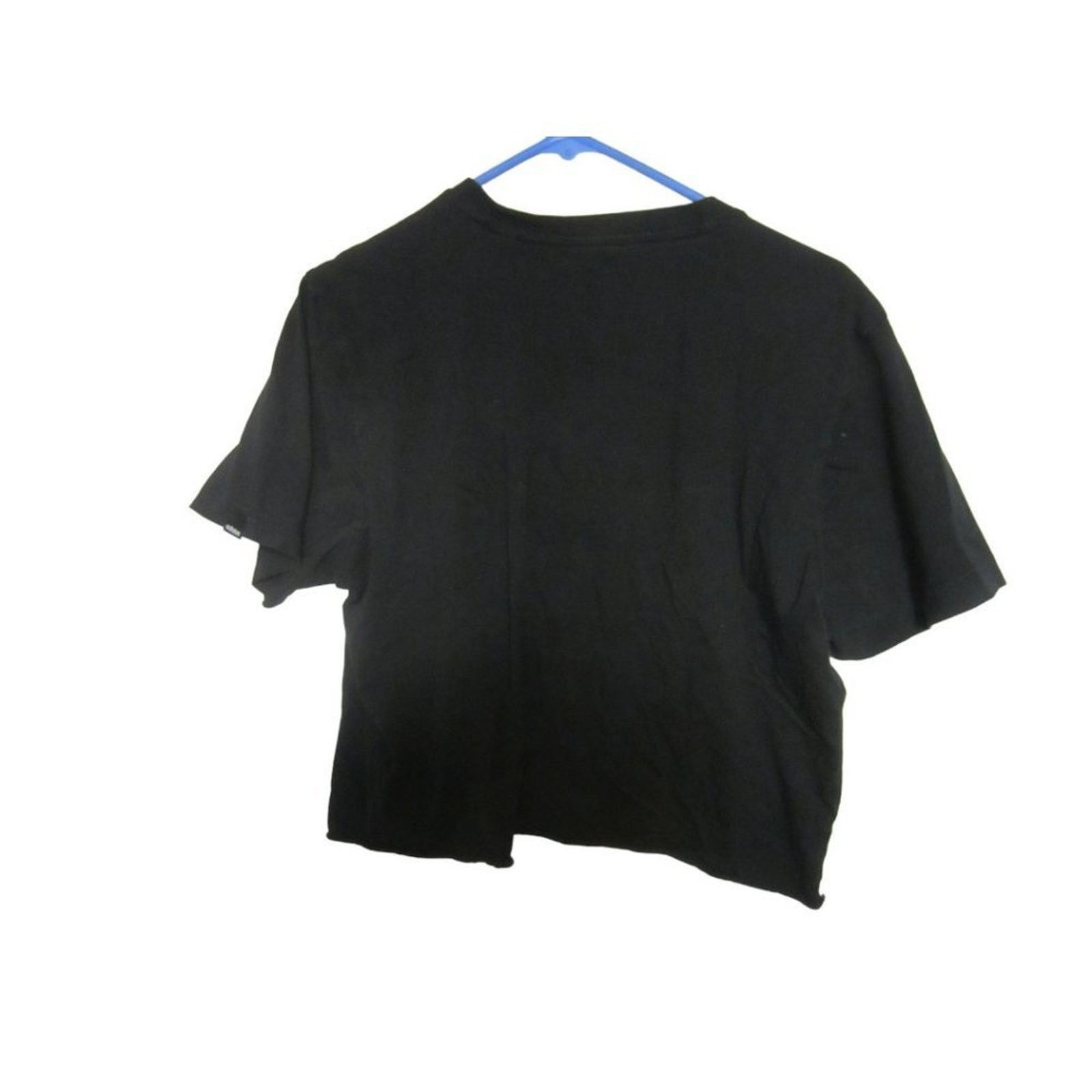 Adidas Streetwear Graphic Black Cropped Tee Adidas Size L / US 10 / IT 46 - 6 Thumbnail