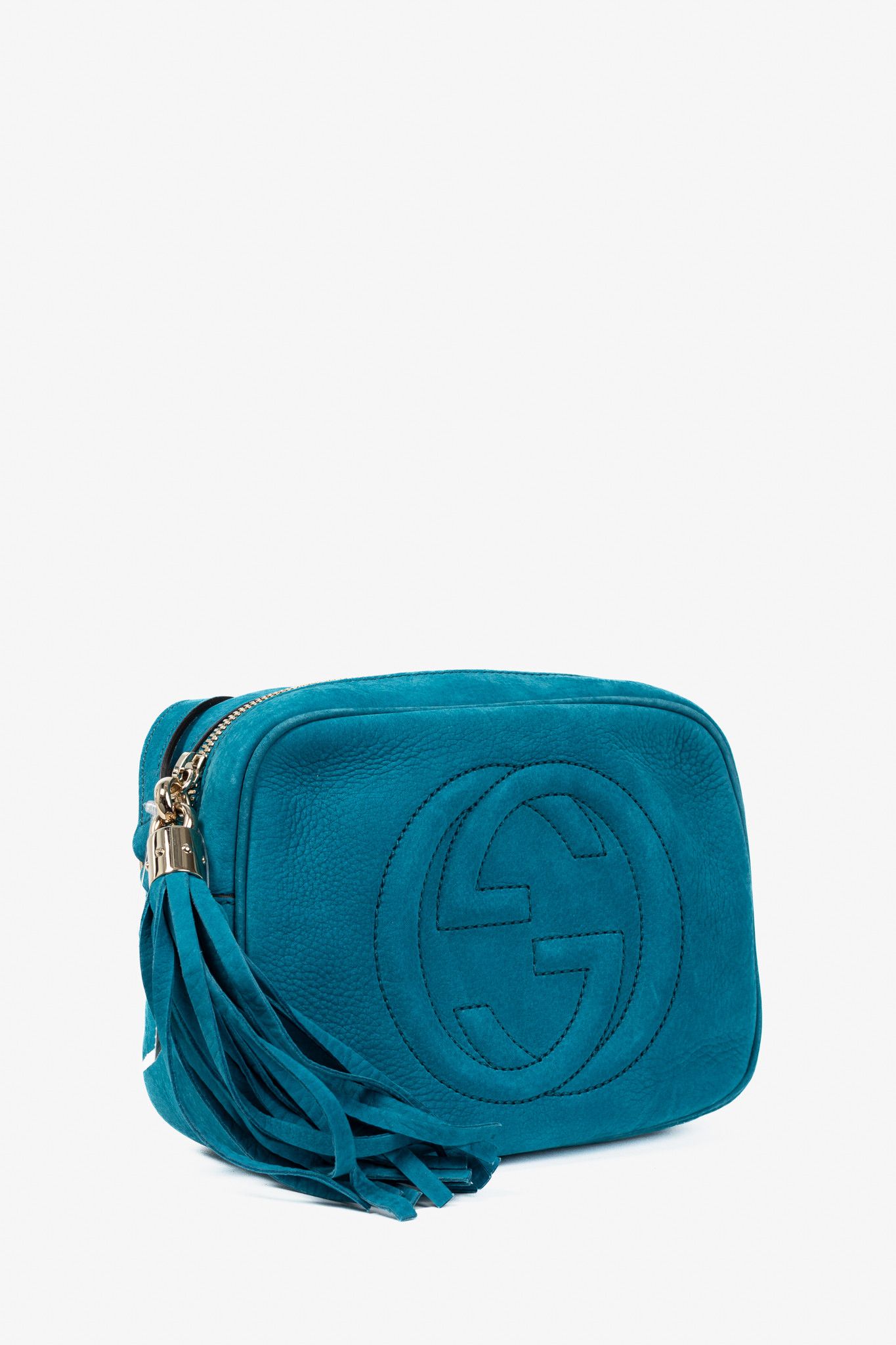 Gucci Gucci Soho Disco Cobalt Blue Vitello Range Crossbody Bag Size ONE SIZE - 2 Thumbnail