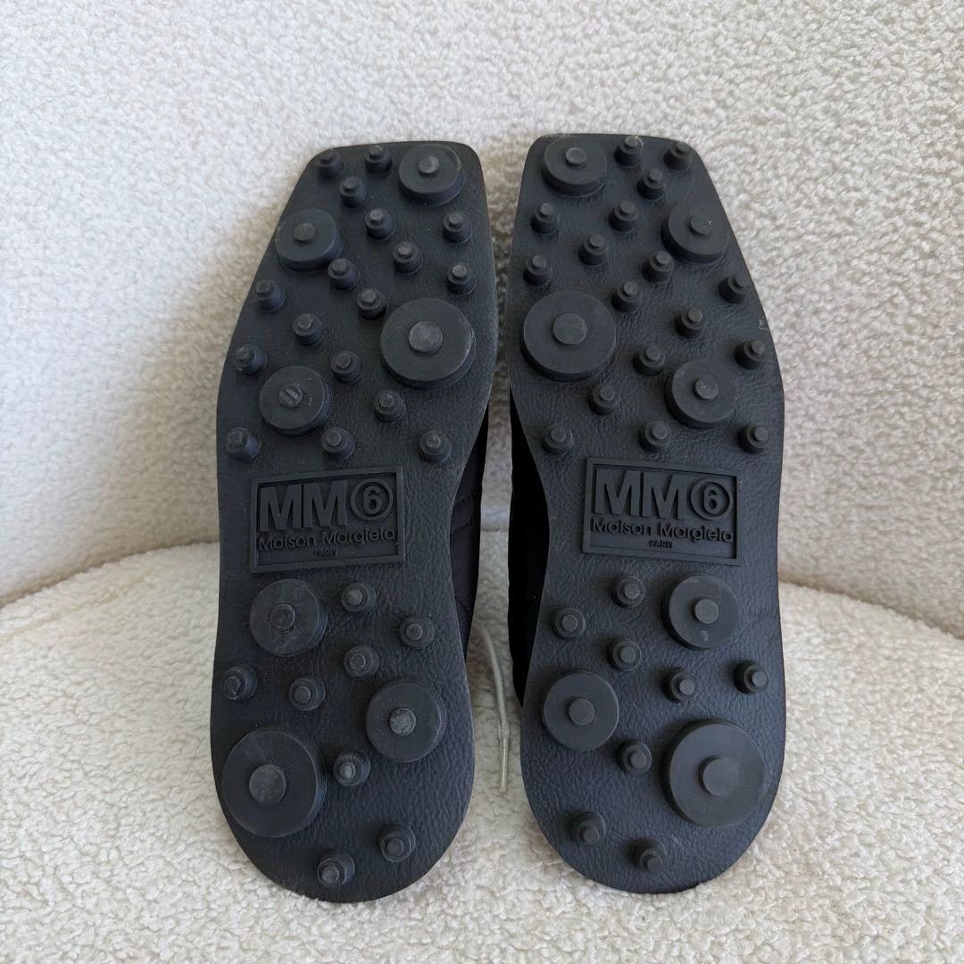 MM6 MM6 Black Square Toe Sneaker 37 #4004 Size US 6.5 / IT 36.5 - 5 Thumbnail