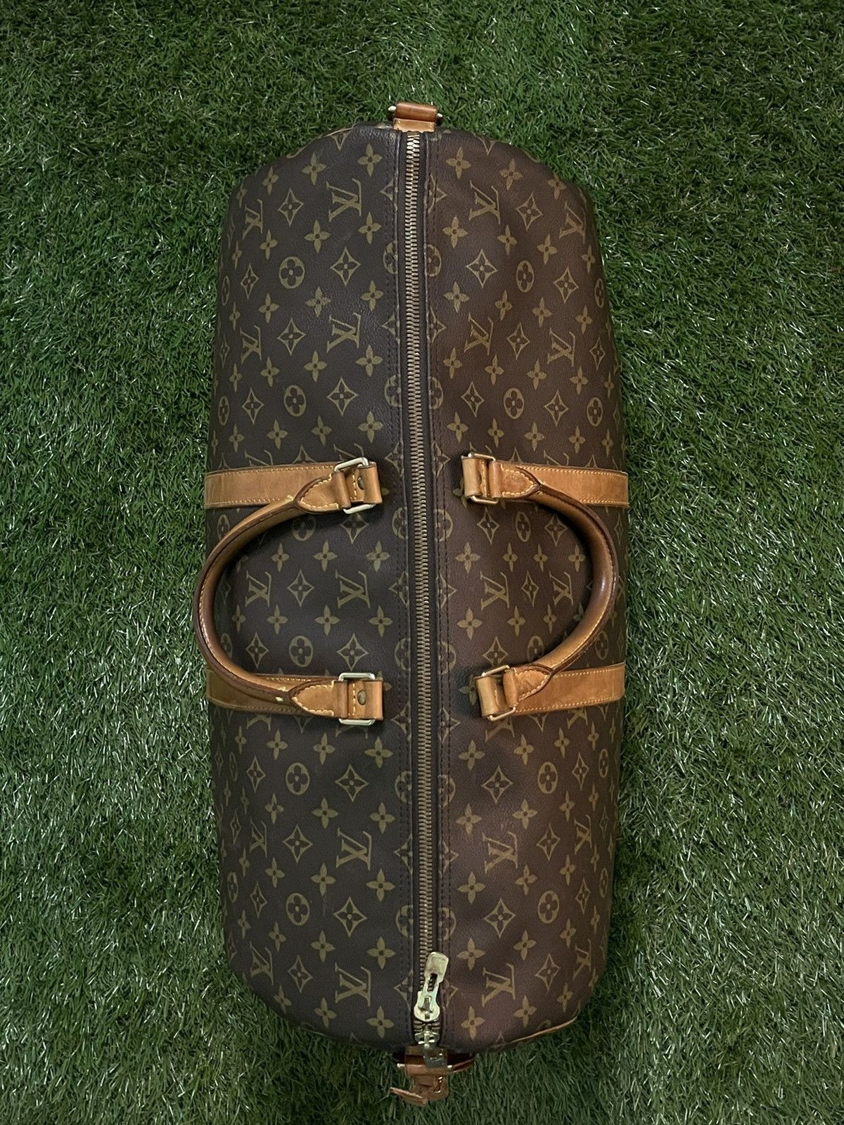 Louis Vuitton × Vintage 70-80s Louis Vuitton KeepAll 55 Carry-On Bag Size ONE SIZE - 3 Thumbnail