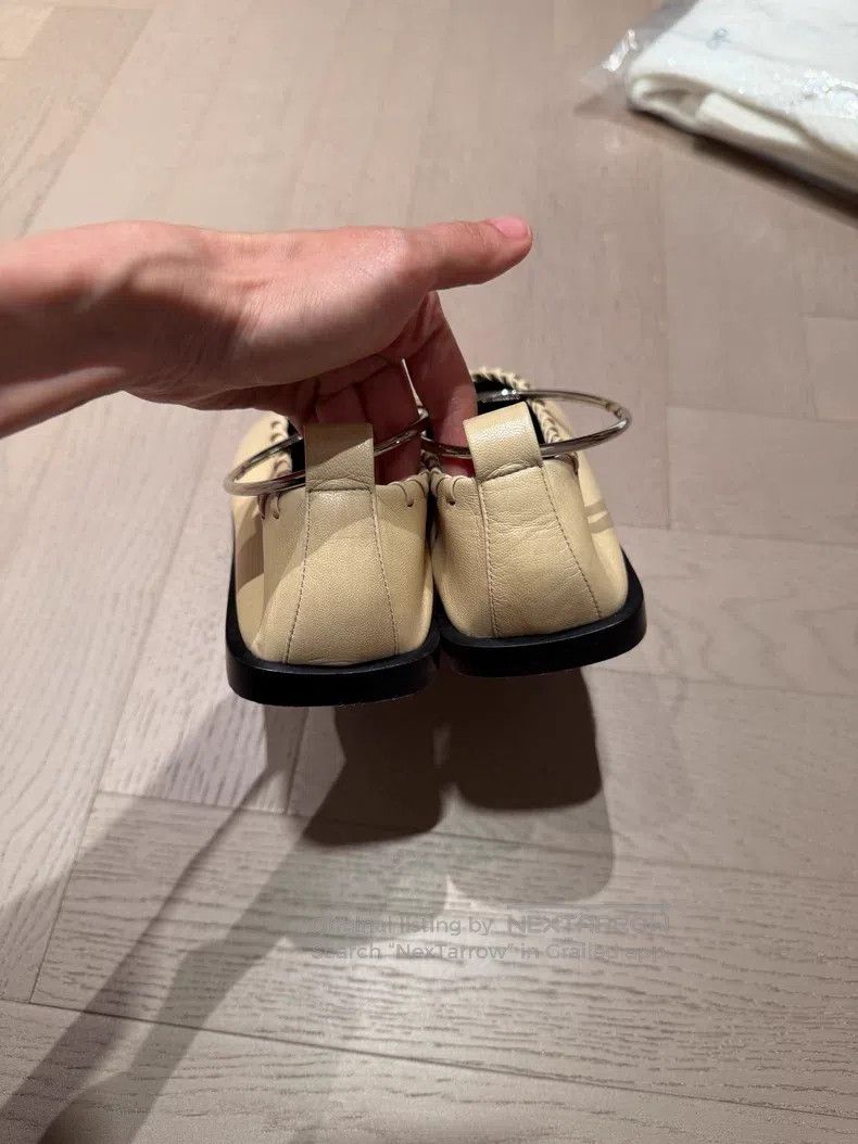 Jil Sander Jil Sander Beige Round Buckle Shoes Size US 6.5 / IT 36.5 - 3 Thumbnail