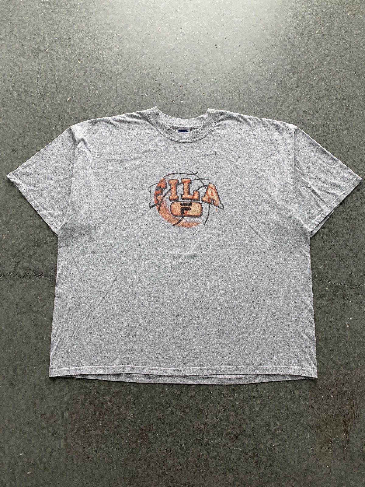 Fila × Vintage Vintage Y2K Fila Basketball Graphic Tee Size US XXL / EU 58 / 5 - 1 Thumbnail