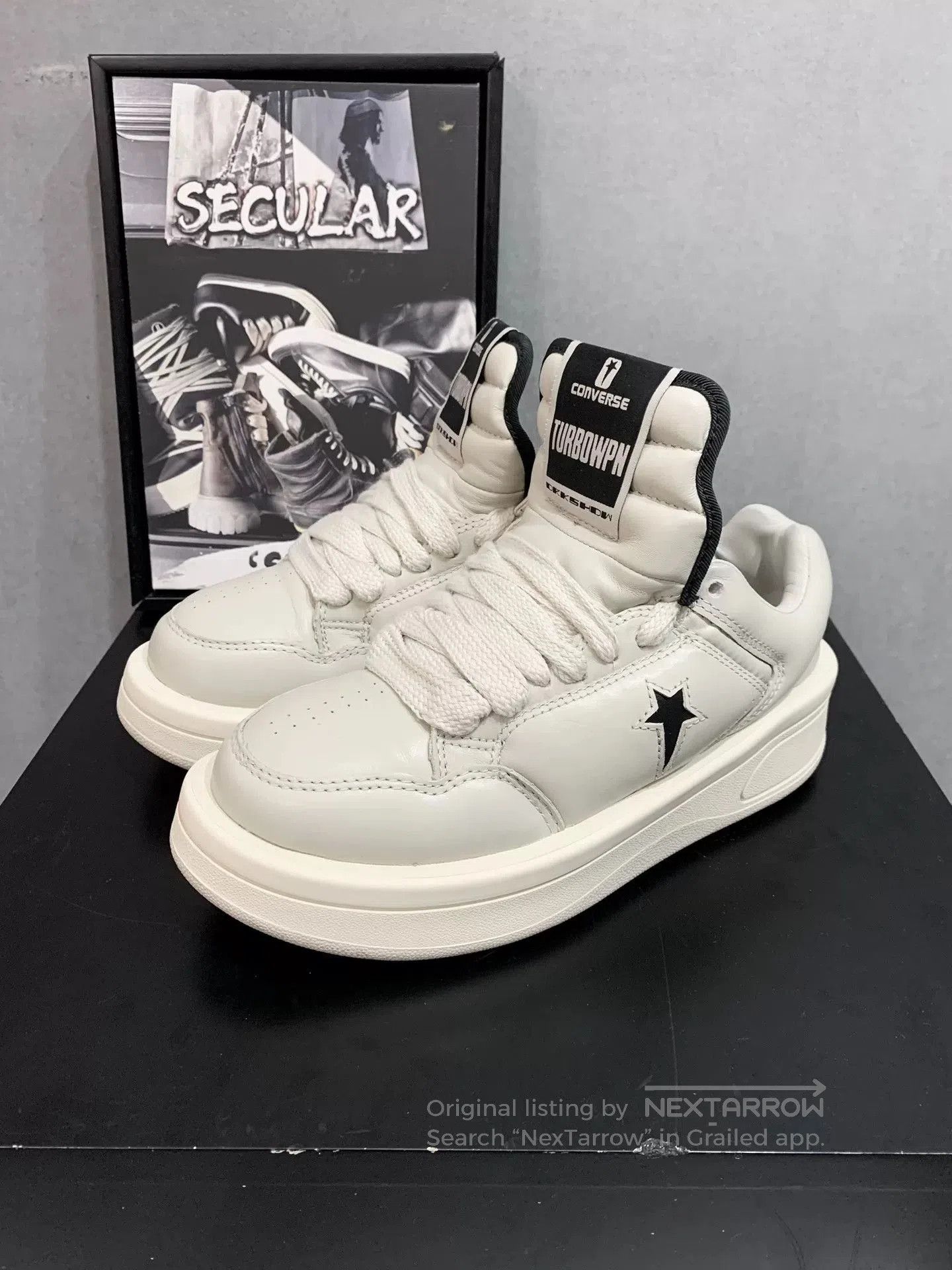 Rick Owens Rick Owens Converse 25SS Turbowpn Low. Size US 5 / EU 37 - 1 Thumbnail