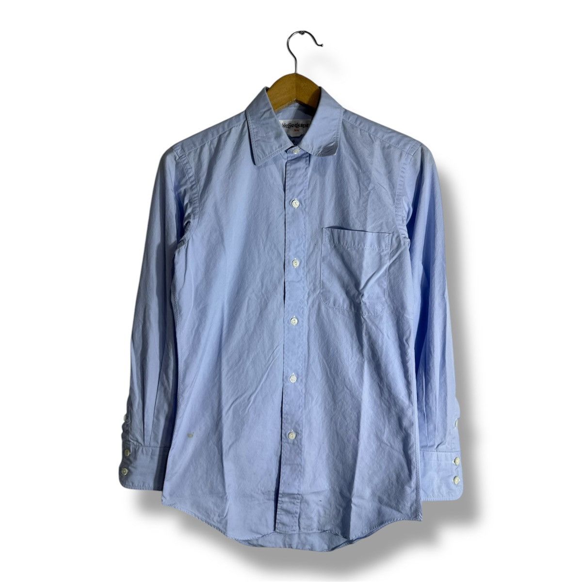 Yves Saint Laurent Yves Saint Lauren Shirt YSL Vintage 00’s Dress Button Up Size US S / EU 44-46 / 1 - 1 Thumbnail