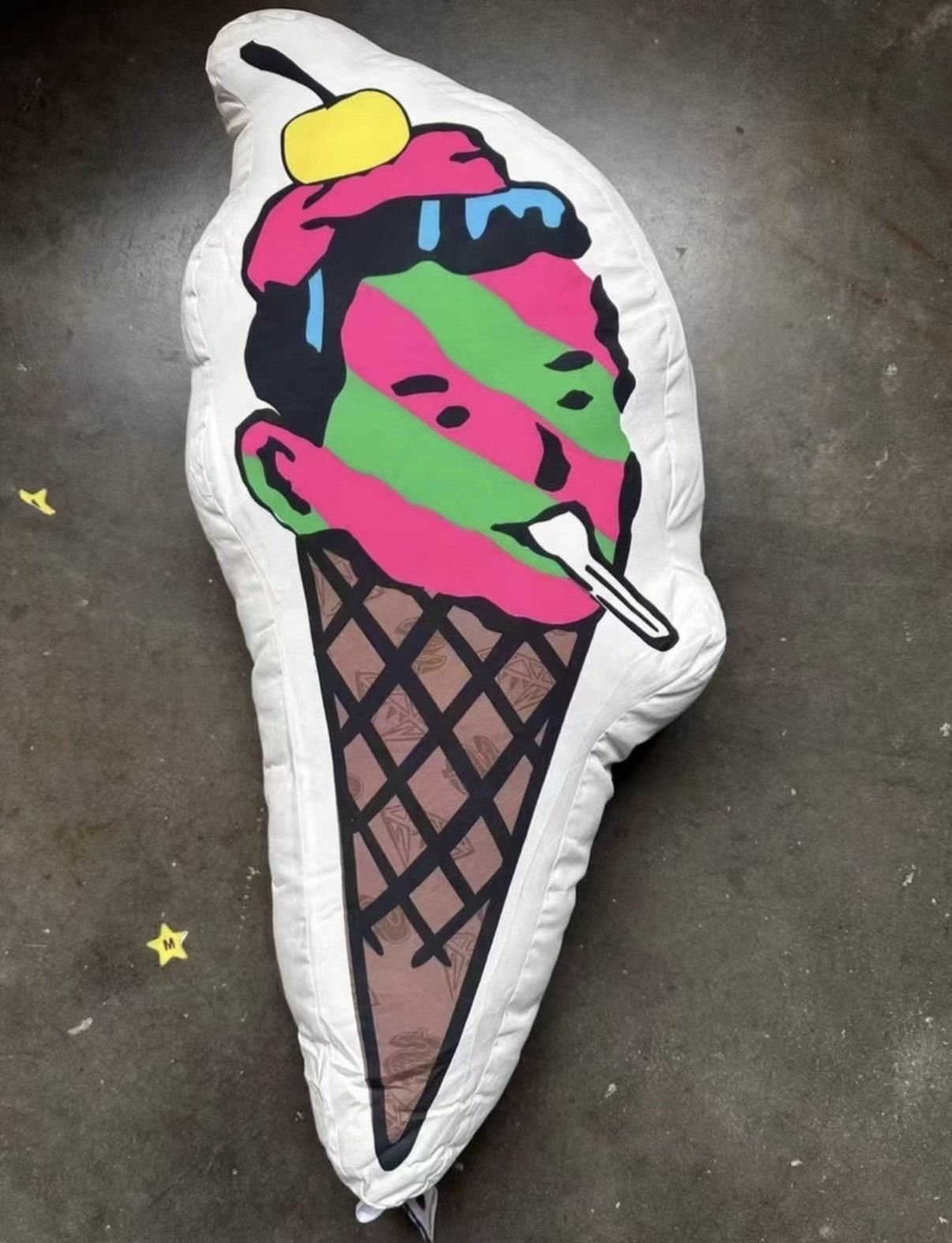 Billionaire Boys Club Ice Cream Face Throw Pillow Billionaire Boys Club Size ONE SIZE - 3 Thumbnail