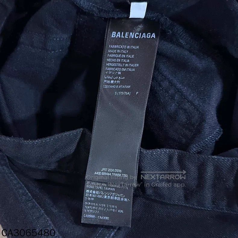 Balenciaga Balenciaga size S Distressed Deep Blue Lumberjack Denim Pa Size US 27 - 6 Thumbnail