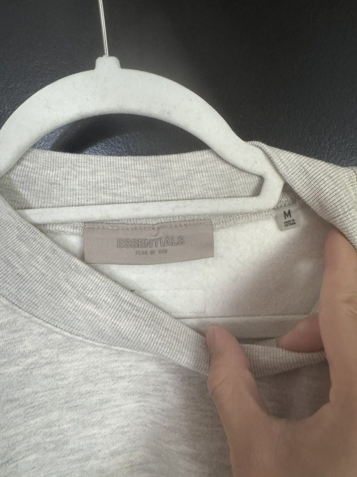 Essentials Essential light oatmeal relaxed fit size m Size US M / EU 48-50 / 2 - 4 Thumbnail