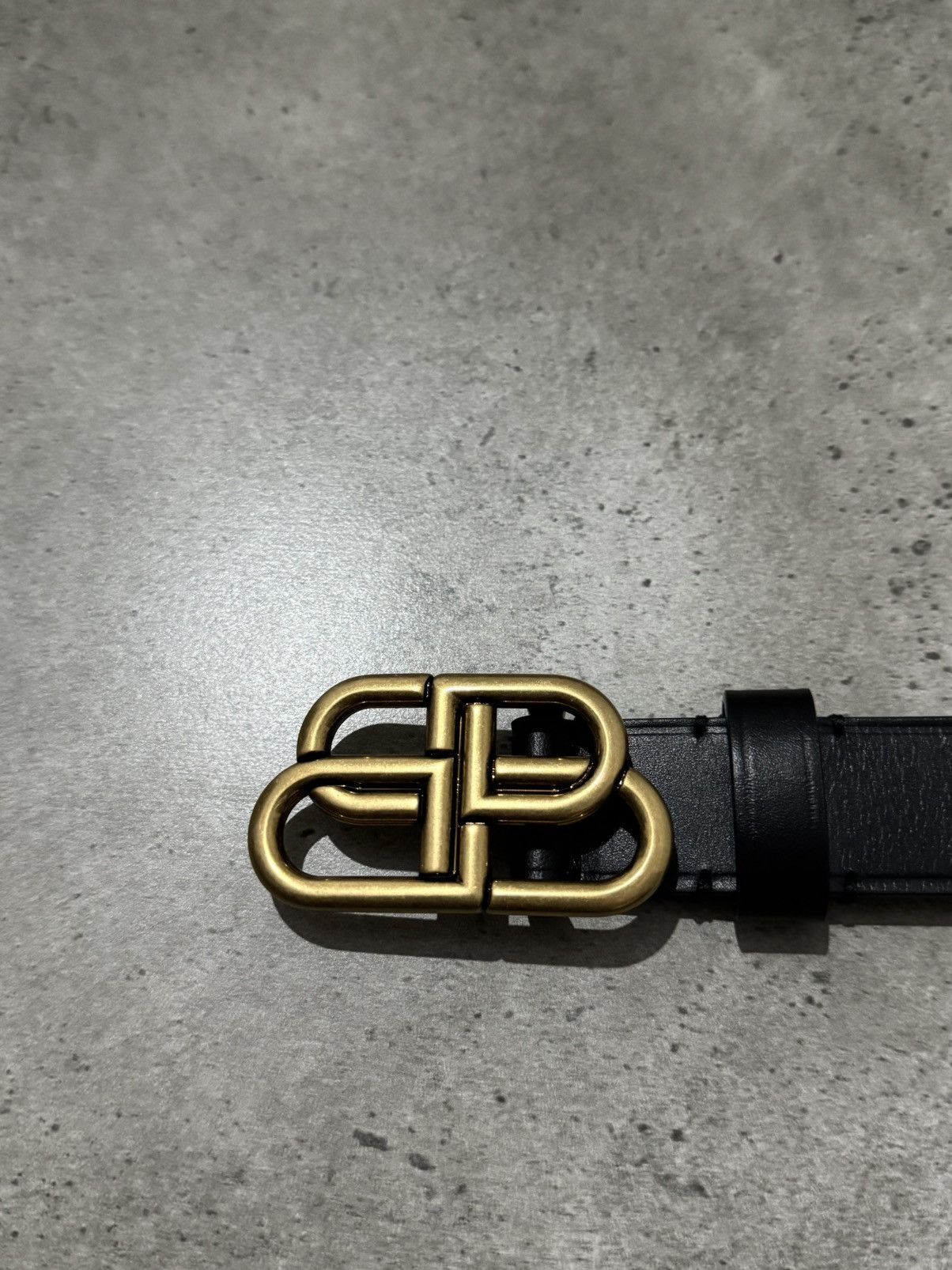 Balenciaga Balenciaga BB belt gold Size 36 - 2 Thumbnail