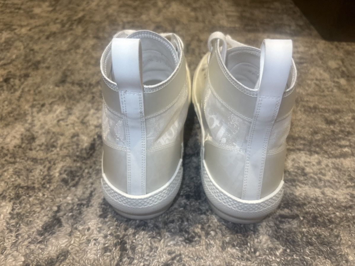Dior Dior B23 High-Top Oblique Sneakers White EU 42 / US 9 Size US 9 / EU 42 - 3 Thumbnail