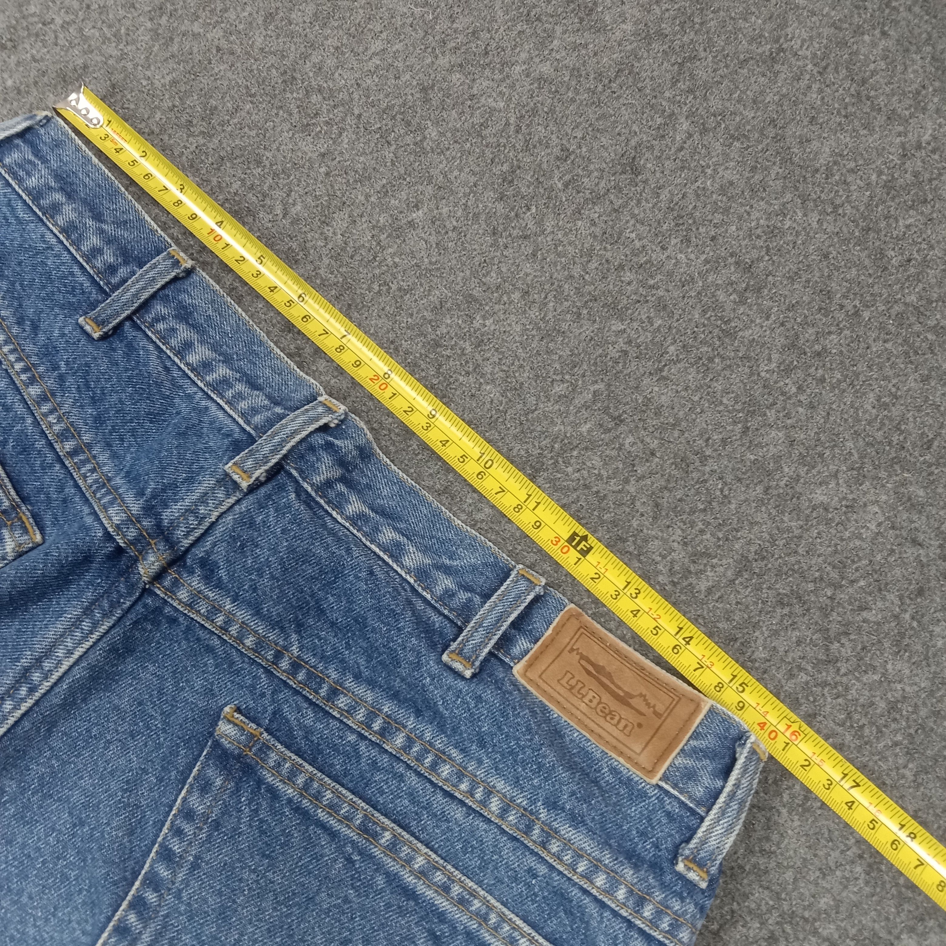 L.L. Bean L.L. Bean American Outdoor Fleece Lined Denim Jeans C280N1 Size US 33 - 8 Thumbnail