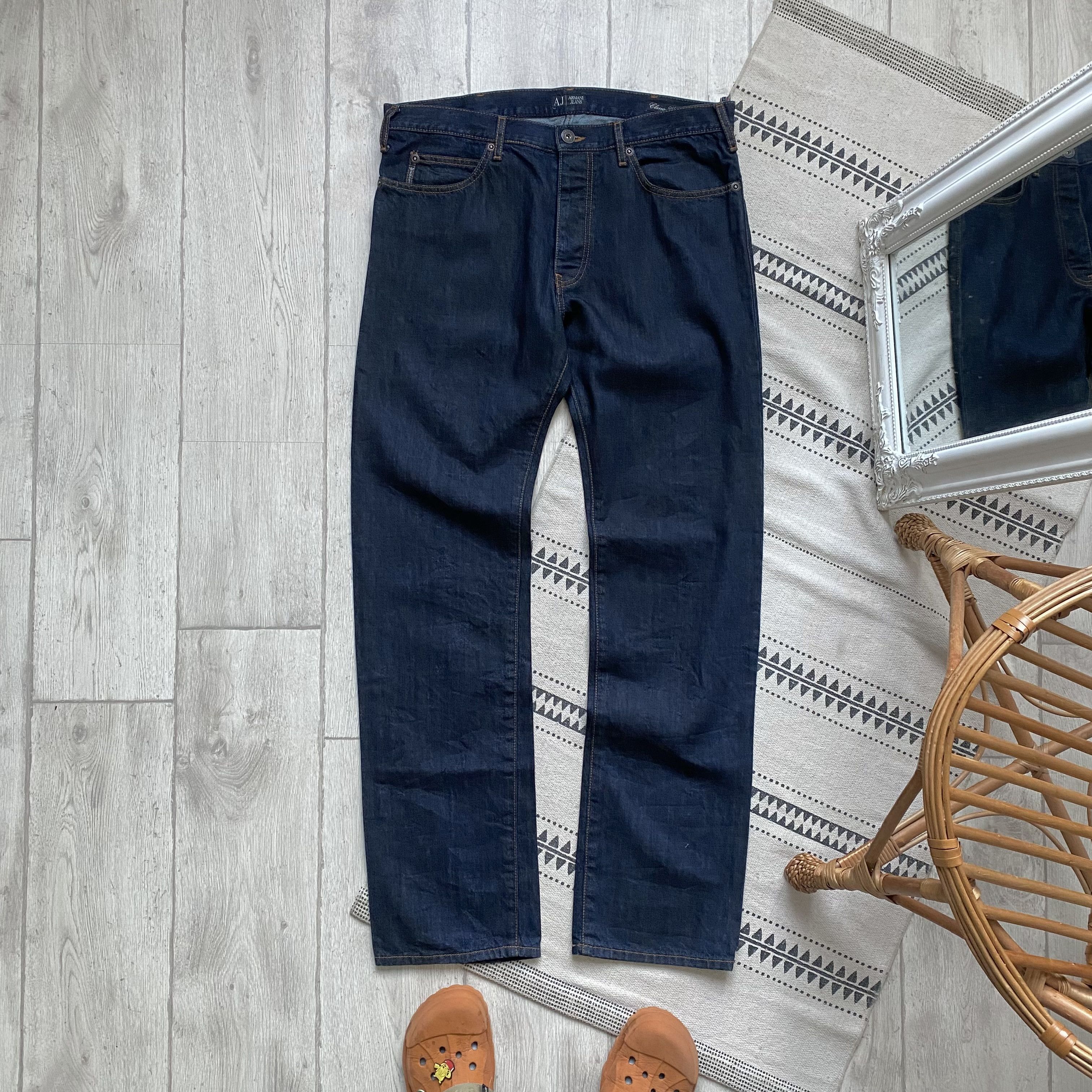 Armani Luxury Armani jeans Denim patch metal logo pants Size US 36 / EU 52 - 5 Thumbnail