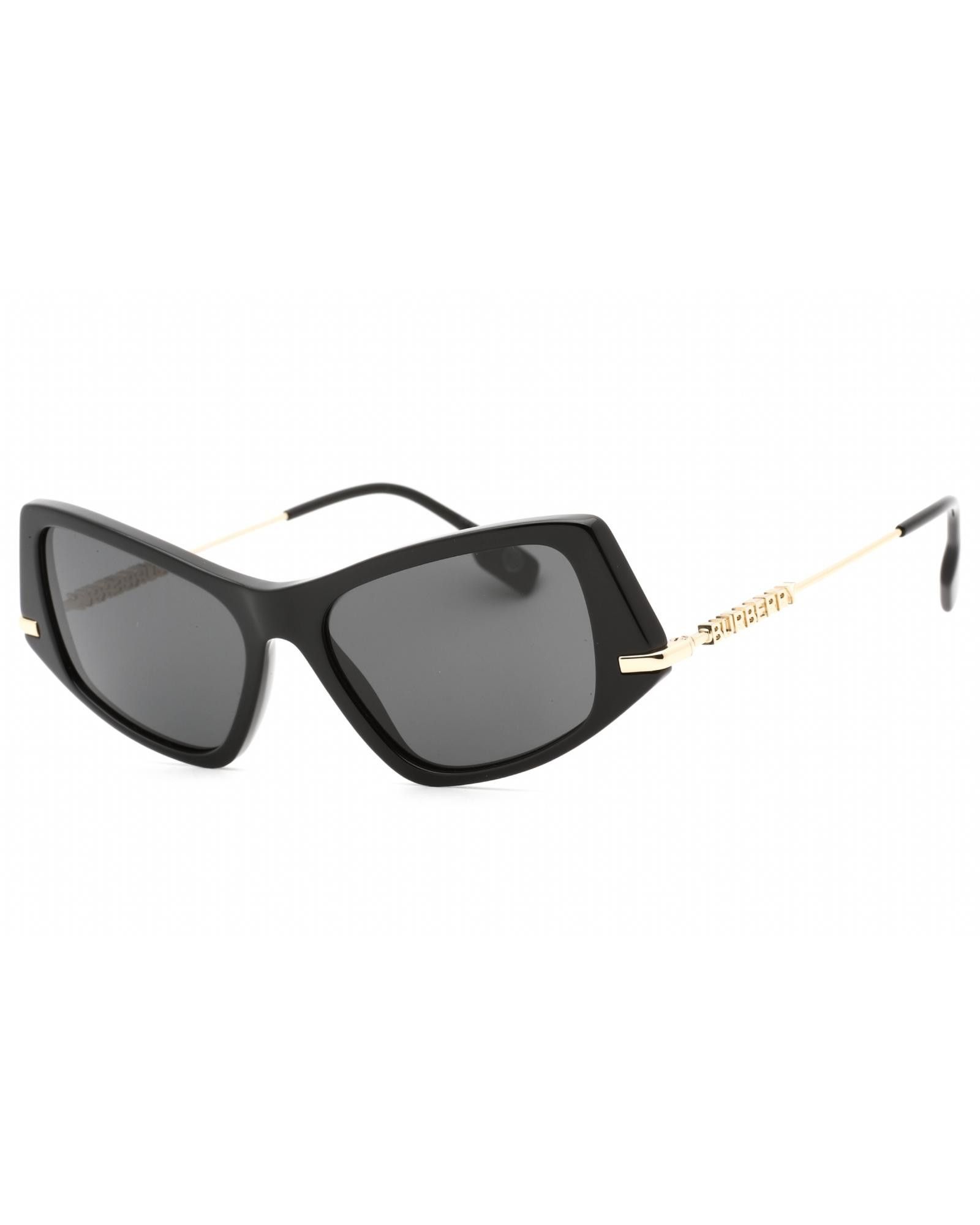 image of Burberry 0Be4408 Sunglasses Black / Dark Grey, Women's