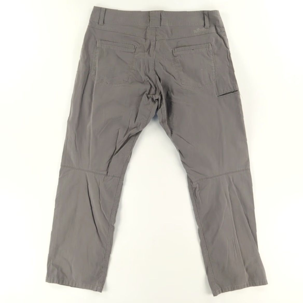 Vintage Kuhl Stretch Slax Cotton Blend Woven Chino Pants Gray Men's 35 Size US 35 - 4 Thumbnail