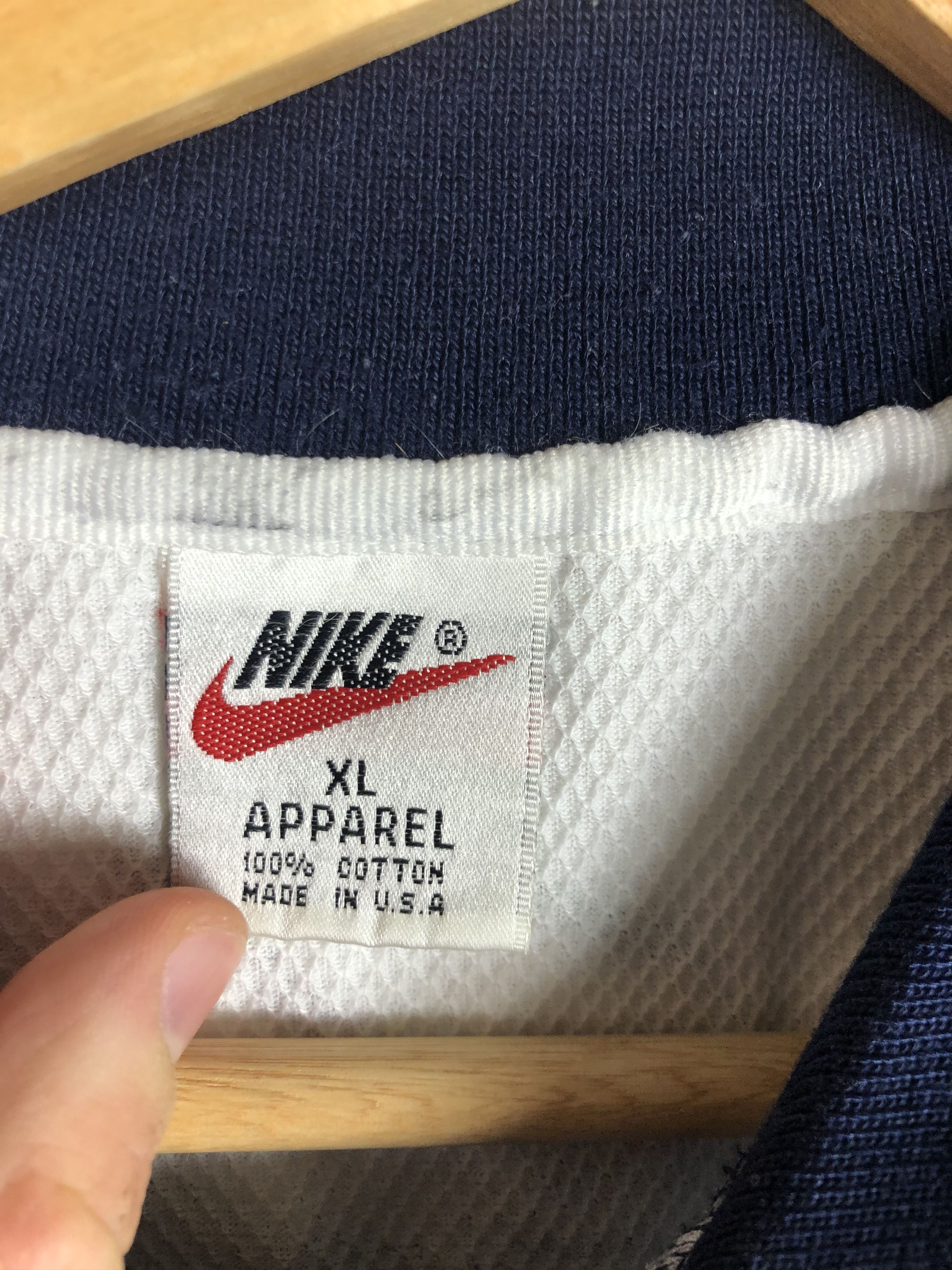 Nike Vintage Nike Small Swoosh Y2K Polo Shirt Size US XL / EU 56 / 4 - 6 Thumbnail