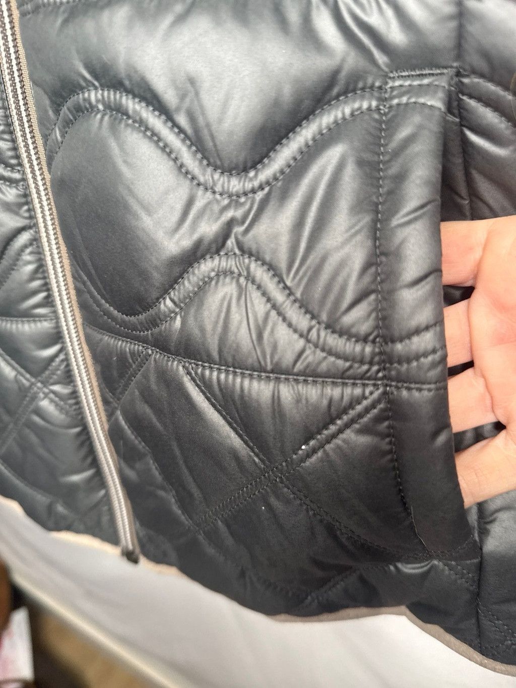 Other NWOT Lole gray quilted puffer zip up vest sz Large Size L / US 10 / IT 46 - 6 Thumbnail