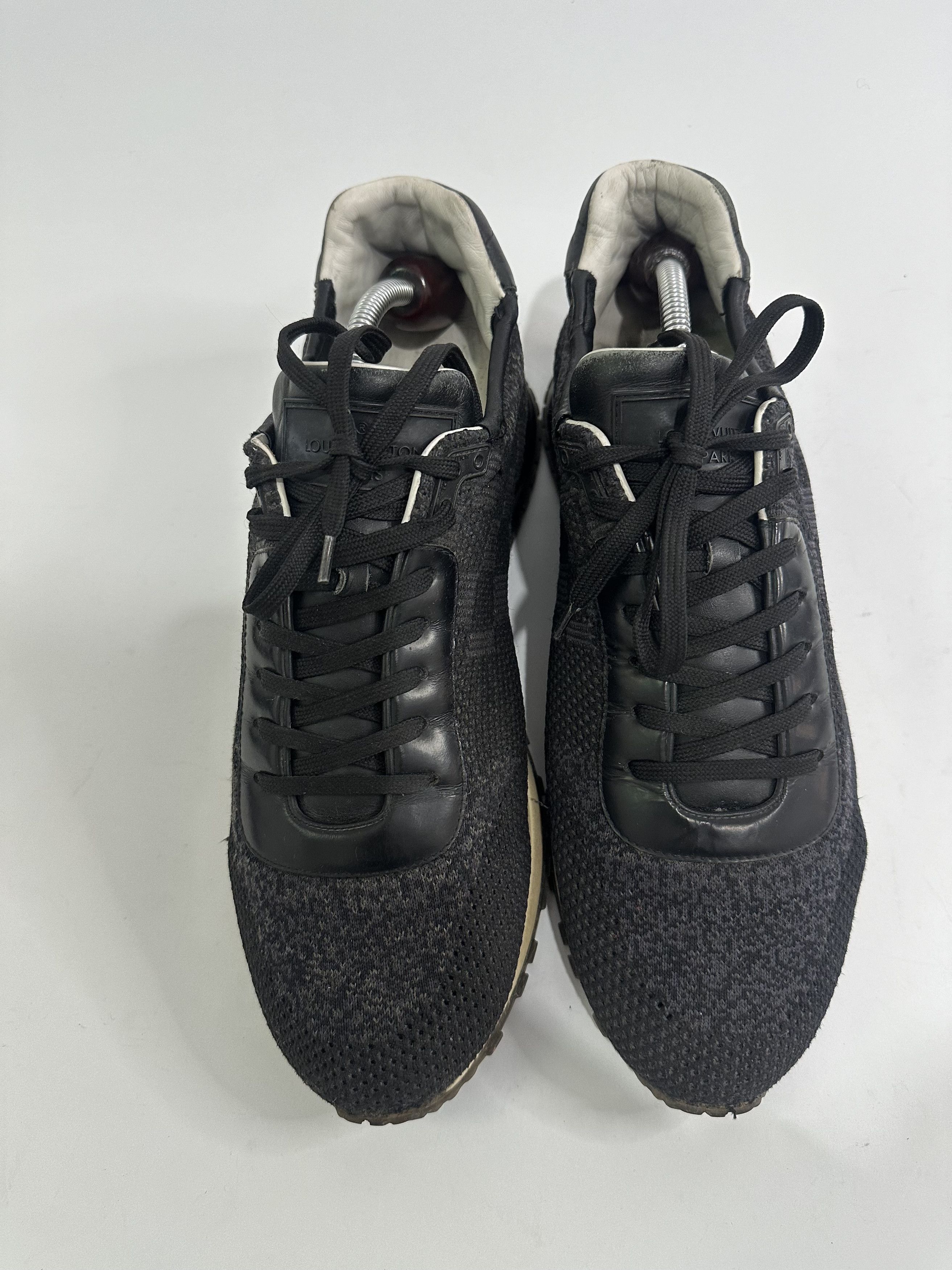 Louis Vuitton Louis Vuitton Damier Textile & Leather Run Away Sneakers Size US 8 / EU 41 - 2 Thumbnail