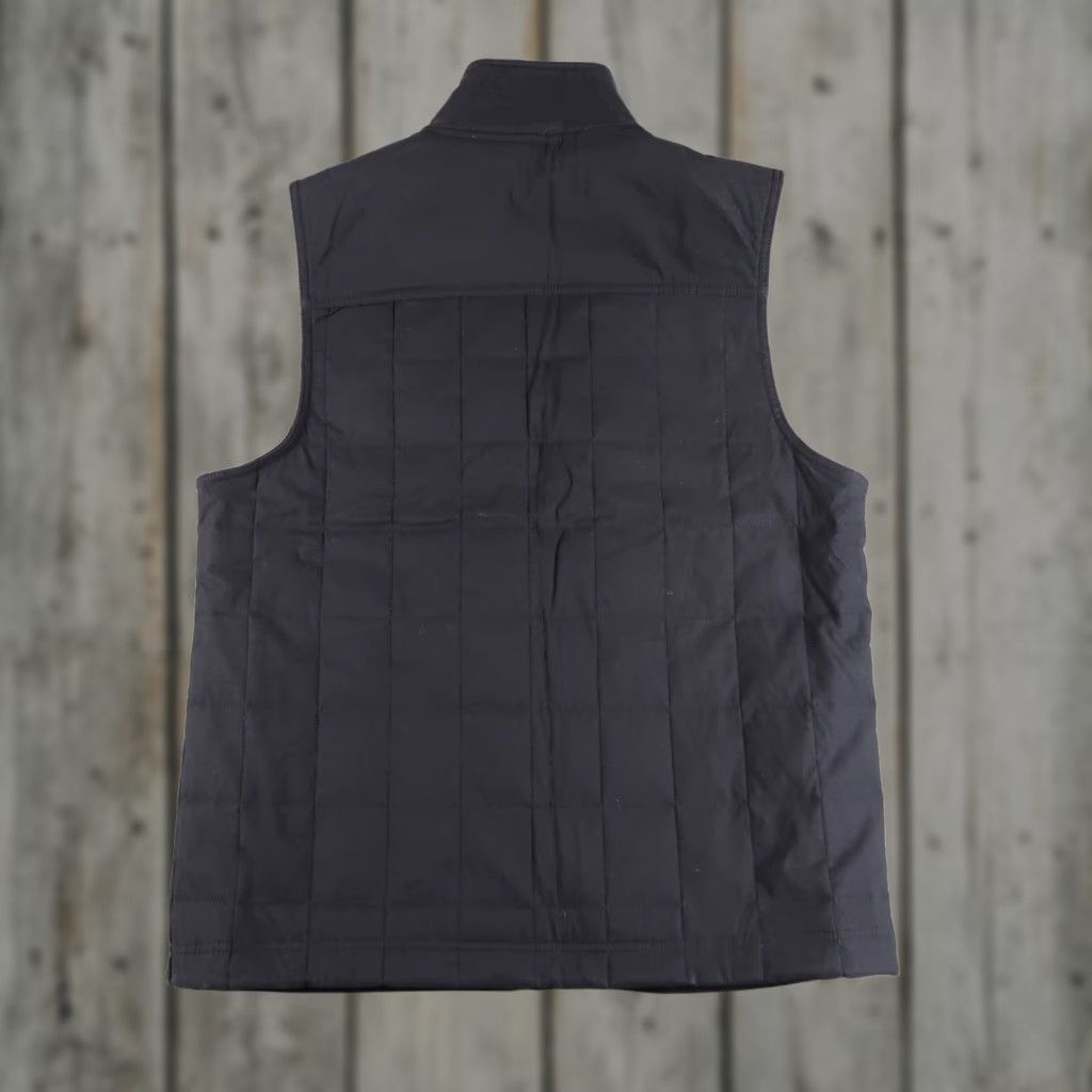 Orvis Orvis Vest Mid-Length Black Puffer Quilted Full Zip Mens Trim Stand-Up Collar Jacket Outdoor Preppy Vintage Size US M / EU 48-50 / 2 - 1 Thumbnail
