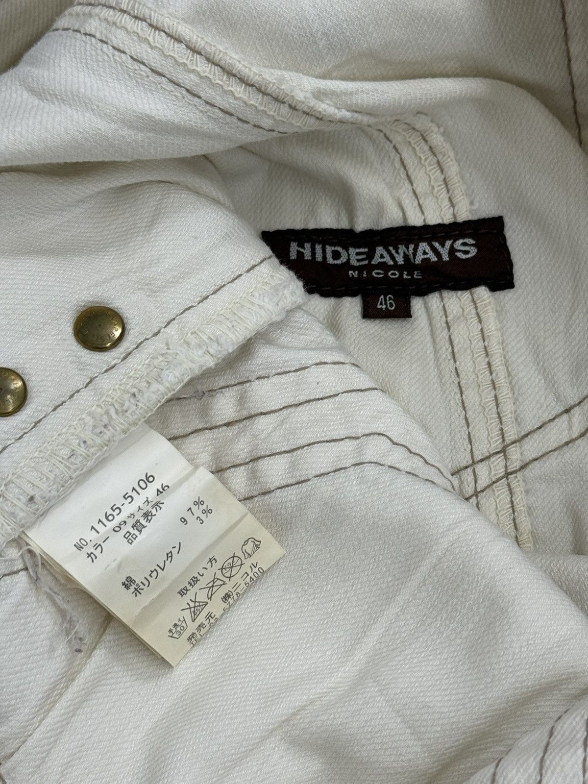 HIDEAWAYS Hideaways Nicole Whisker Studded Chain Pockets Size US 31 - 16 Thumbnail