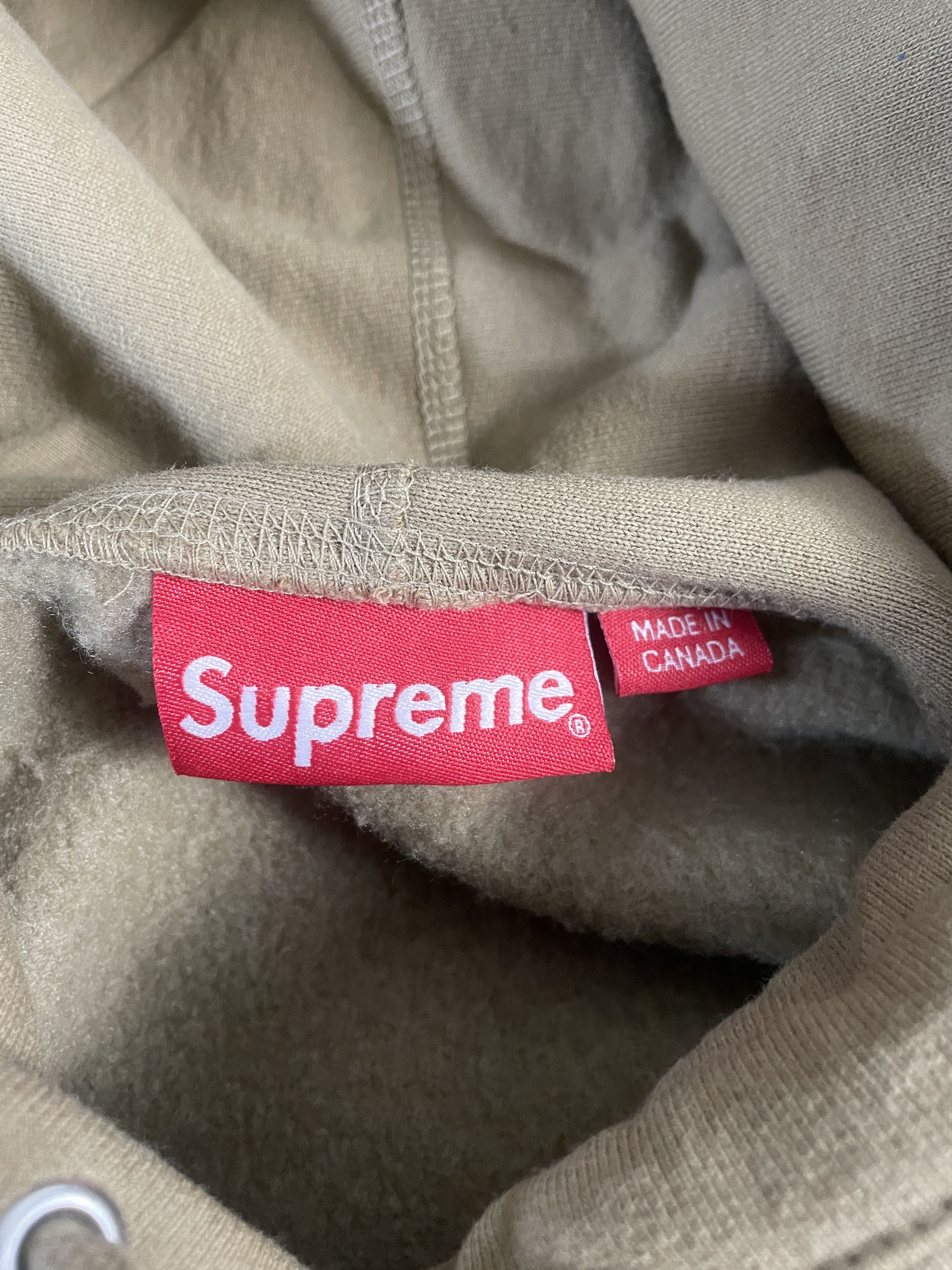 Supreme BOX LOGO HOODIE DARK SAND Size US M / EU 48-50 / 2 - 10 Thumbnail