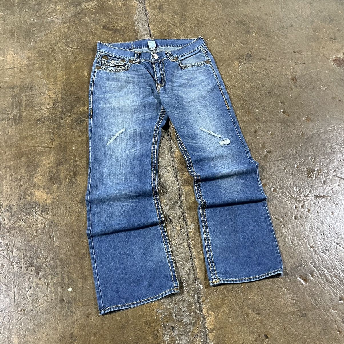 True Religion Crazy Vintage Y2K True Religion Jeans Hip-Hop Skater Unique Size US 36 / EU 52 - 7 Thumbnail