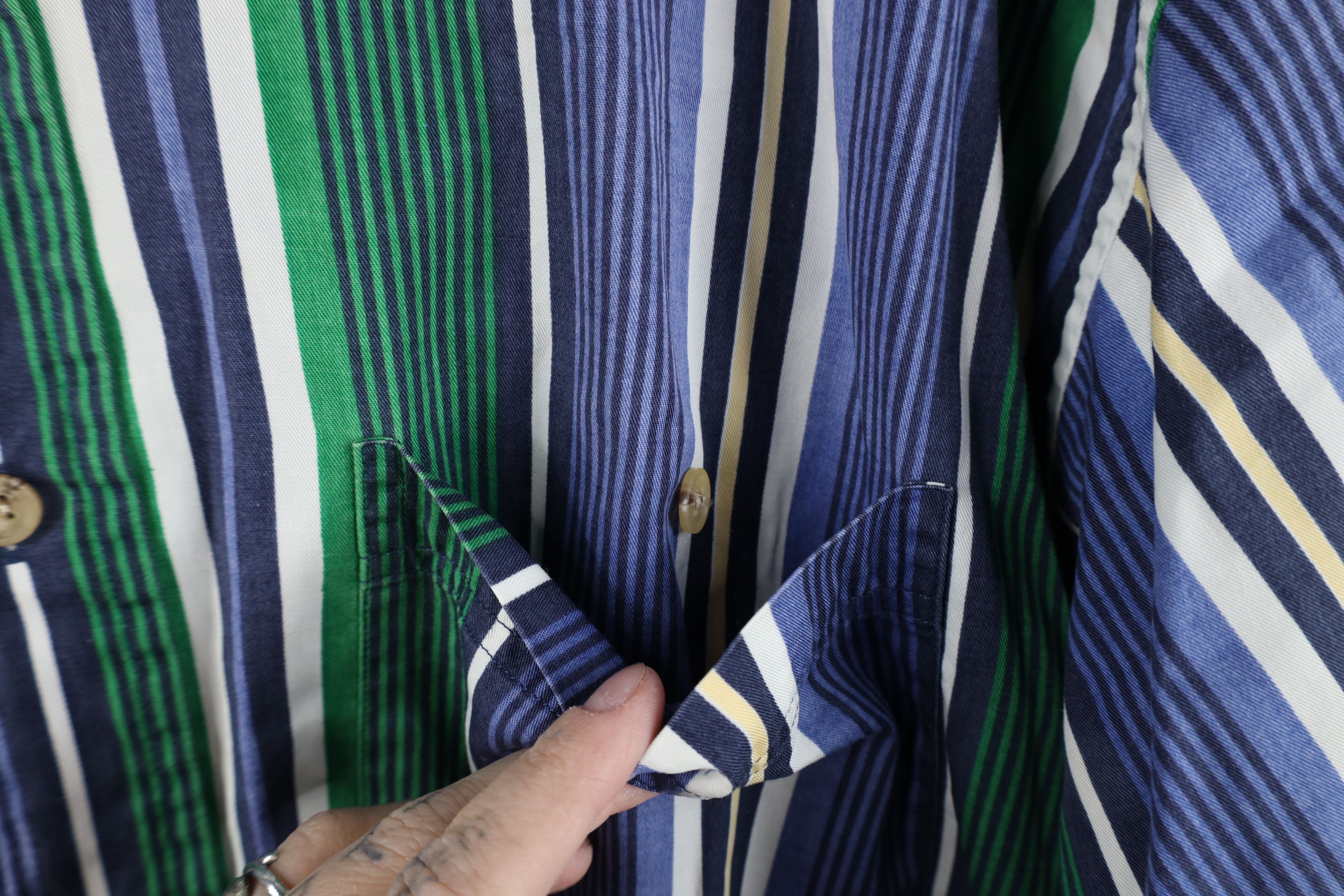 Vintage Vintage 90s Streetwear Short Sleeve Button Down Shirt Size US L / EU 52-54 / 3 - 6 Thumbnail