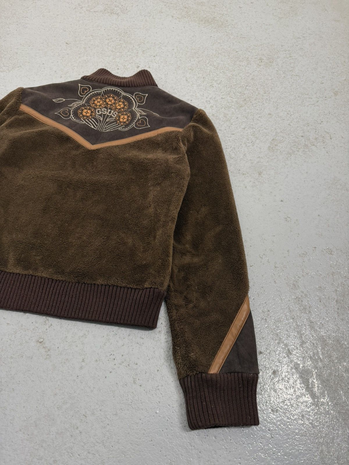 GSUS Sindustries Gsus Sindustries Teddy Suede Back Logo Bomber Size M / US 6-8 / IT 42-44 - 17 Thumbnail