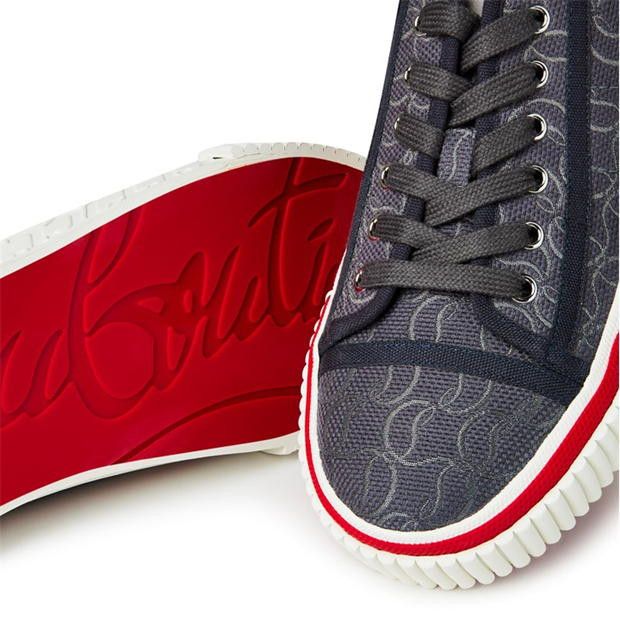 Christian Louboutin Pedro Logo-Jacquard Canvas Sneakers Size US 10 / EU 43 - 6 Thumbnail