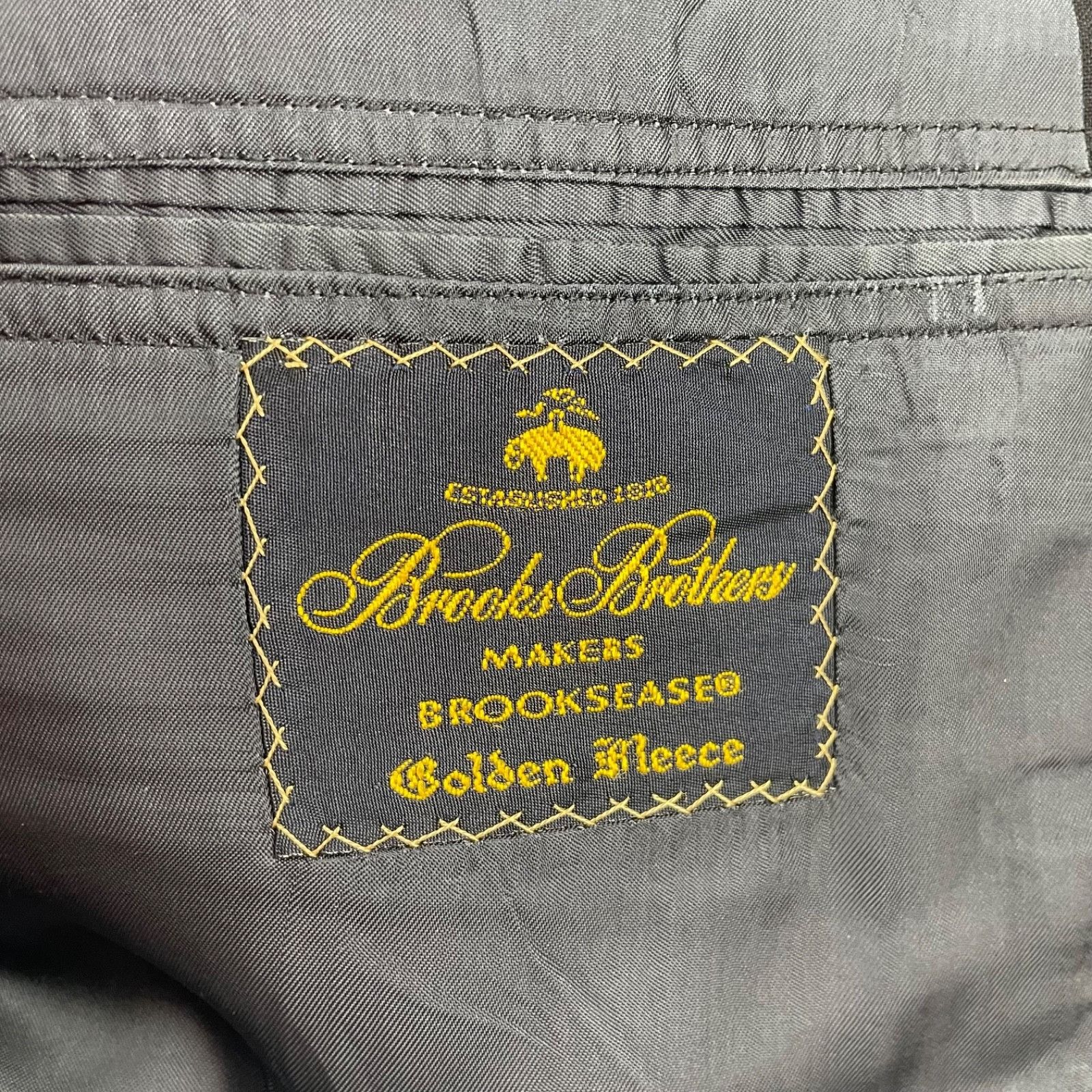 Brooks Brothers Brooks Brothers Golden Fleece Men's 2-Button Blazer Navy Str Size 44R - 6 Thumbnail