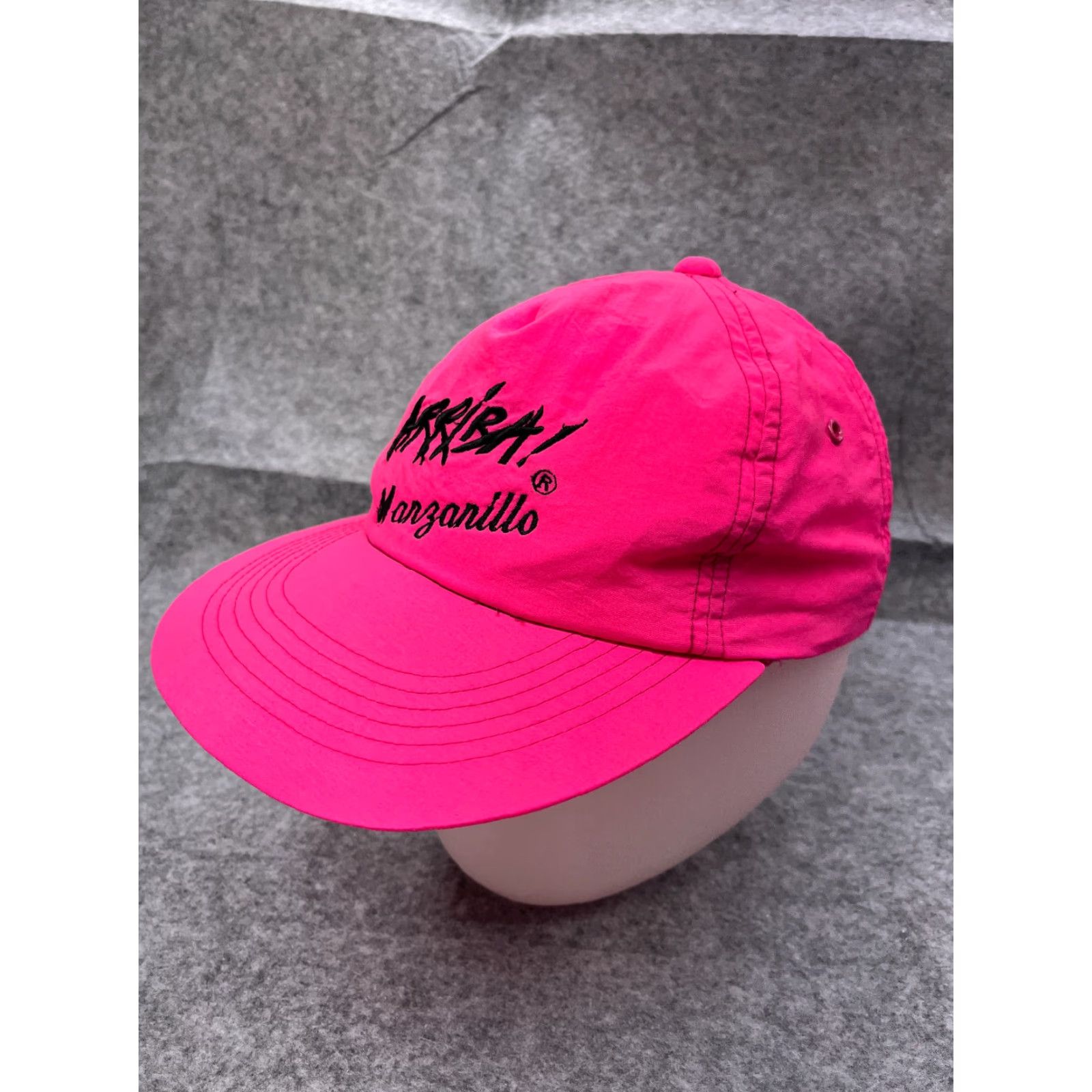 Pinko ARRIBA! Manzanillo Cruise Hat Cap Snap Back Adult One Size Neon Pink 100% Nylon Size ONE SIZE - 4 Thumbnail