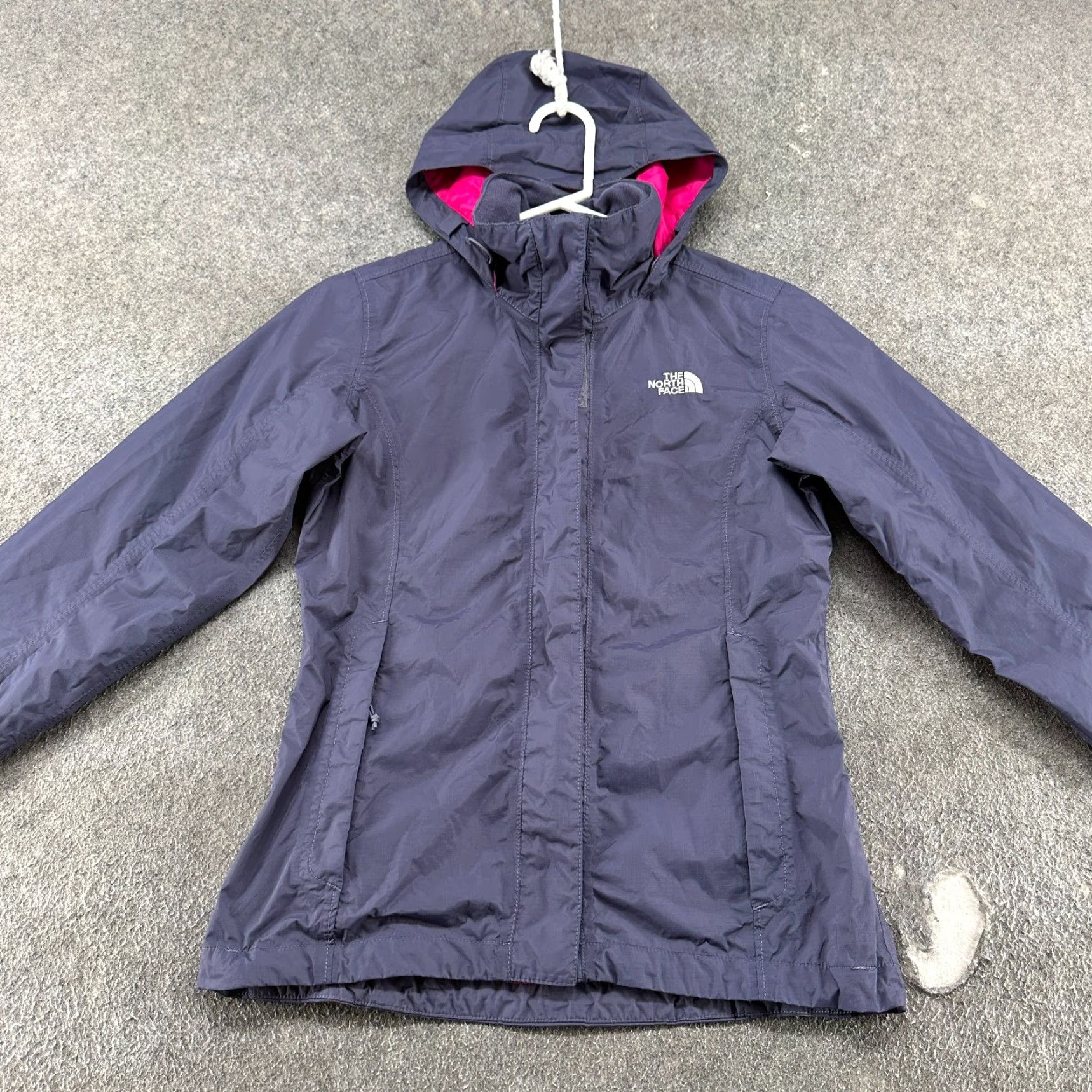The North Face VINTAGE? No. The North Face Purple Rain Coat Hooded Jacket Womens XS Regular Solid Nylon Hyvent Ski Snow Rain Coat Size XS / US 0-2 / IT 36-38 - 3 Thumbnail