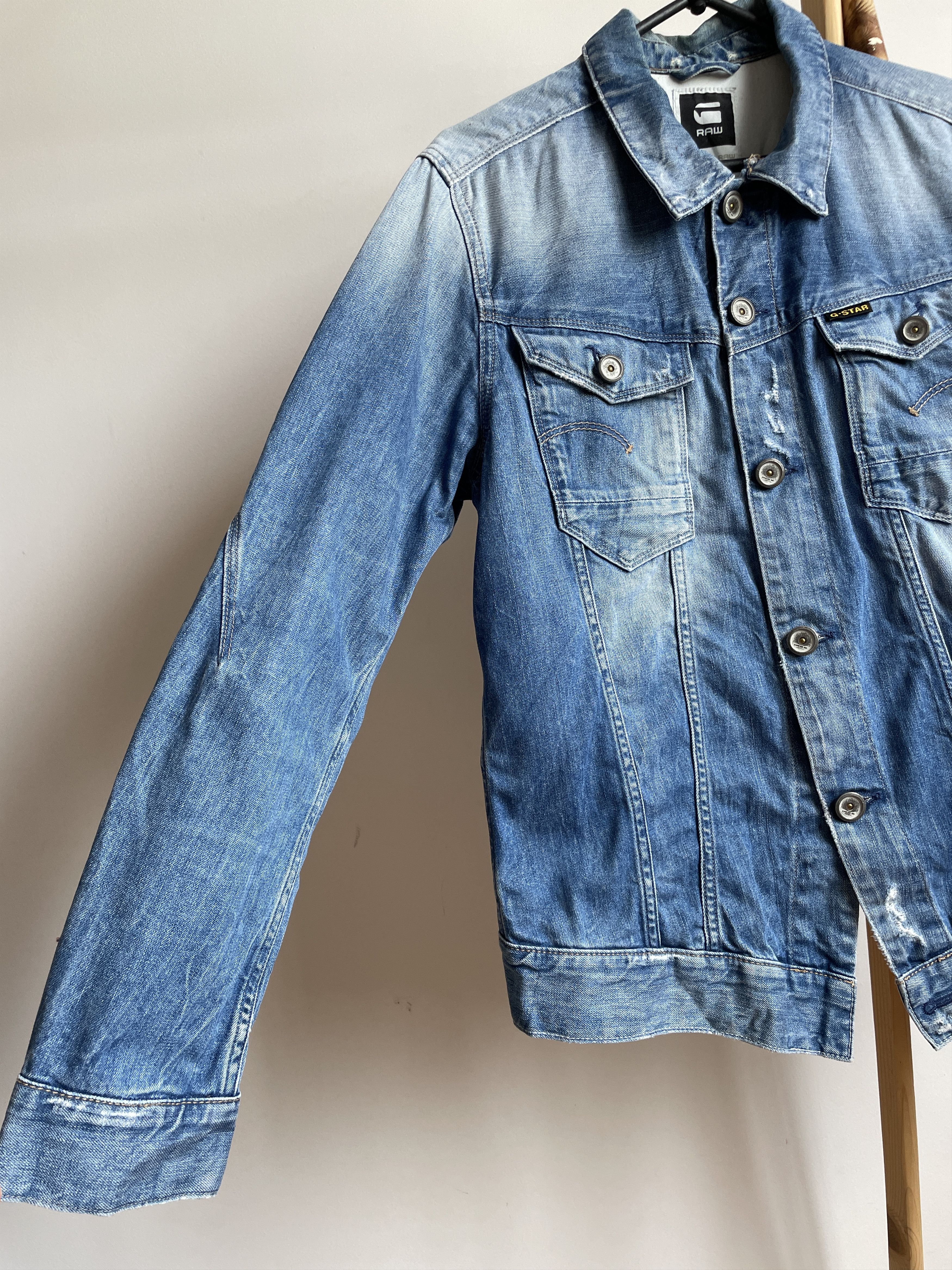 G-Star G Star Raw Arc Denim Jacket Size L Size US L / EU 52-54 / 3 - 7 Thumbnail