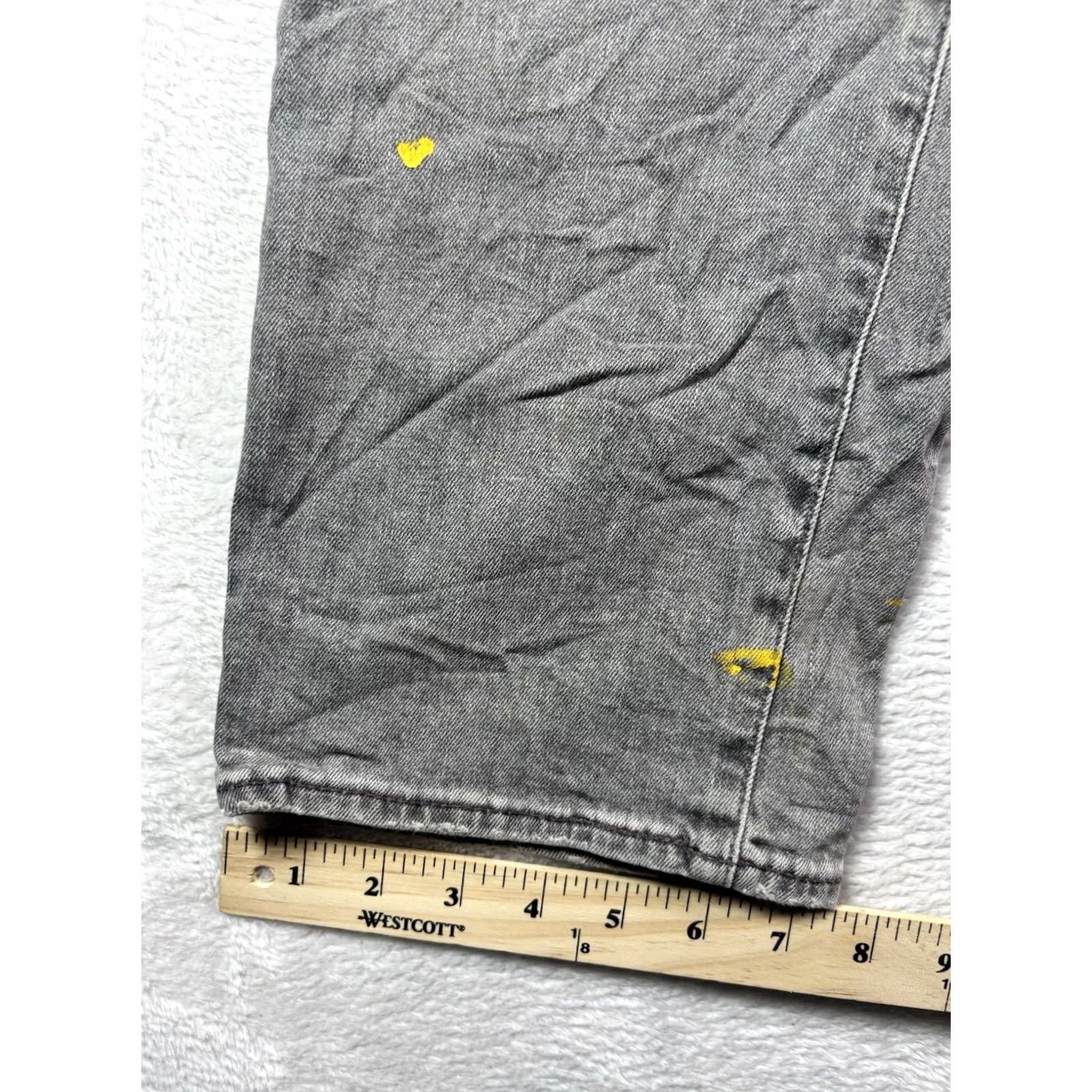 Levi's Levi’s 541 Jeans Men’s 34x32 Gray Denim Stretch Regular Fit 5-Pocket Logo 90s USA Vintage Style Tapered Size US 34 / EU 50 - 5 Thumbnail