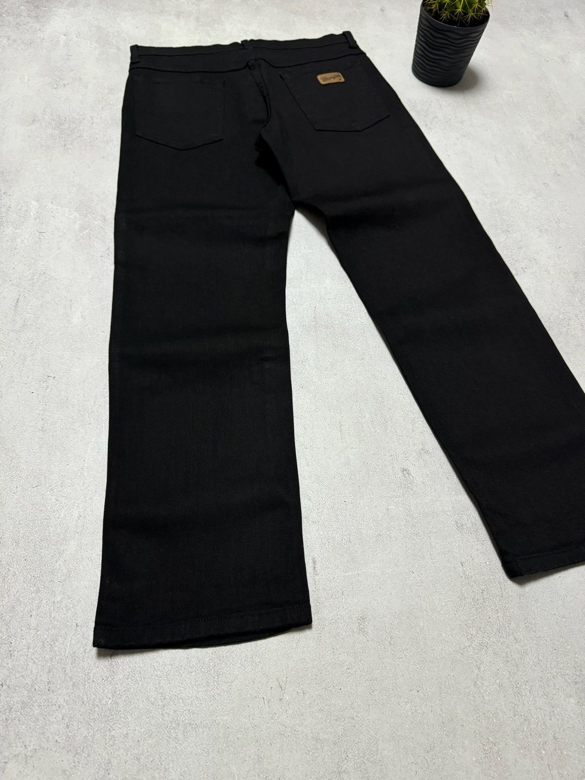 Vintage × Wrangler Vintage Wrangler Jeans Denim Pants Black Straight Baggy 90s Size US 32 / EU 48 - 2 Thumbnail