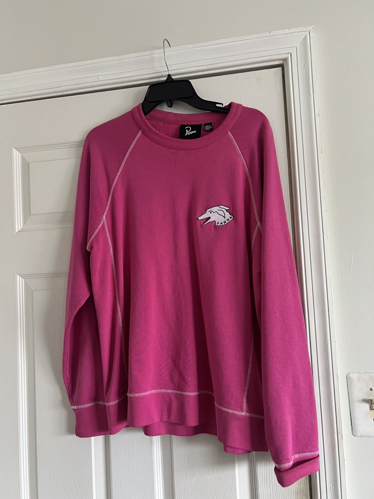 Parra Parra Pink Dog Head Sweater Size US M / EU 48-50 / 2 - 1 Thumbnail