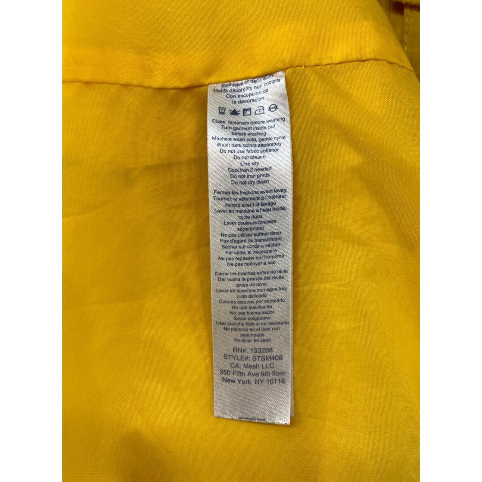 Sperry Sperry Top Sider Jacket Mens M Yellow Nautical Boating Cargo Size US M / EU 48-50 / 2 - 7 Thumbnail
