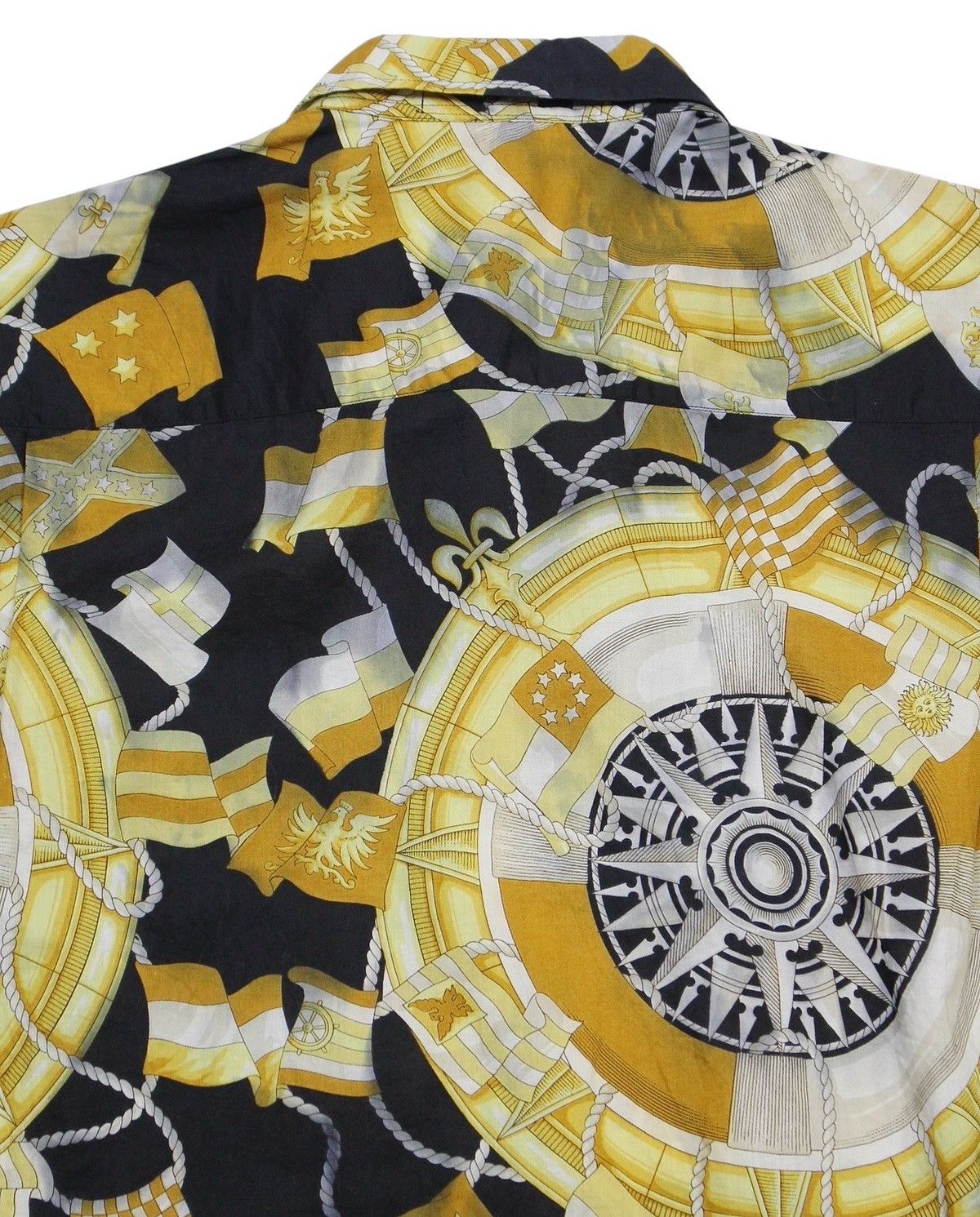 Givenchy 1990S GIVENCHY GENTLEMAN PARIS FLAG PRINT SHIRT Size US L / EU 52-54 / 3 - 4 Thumbnail