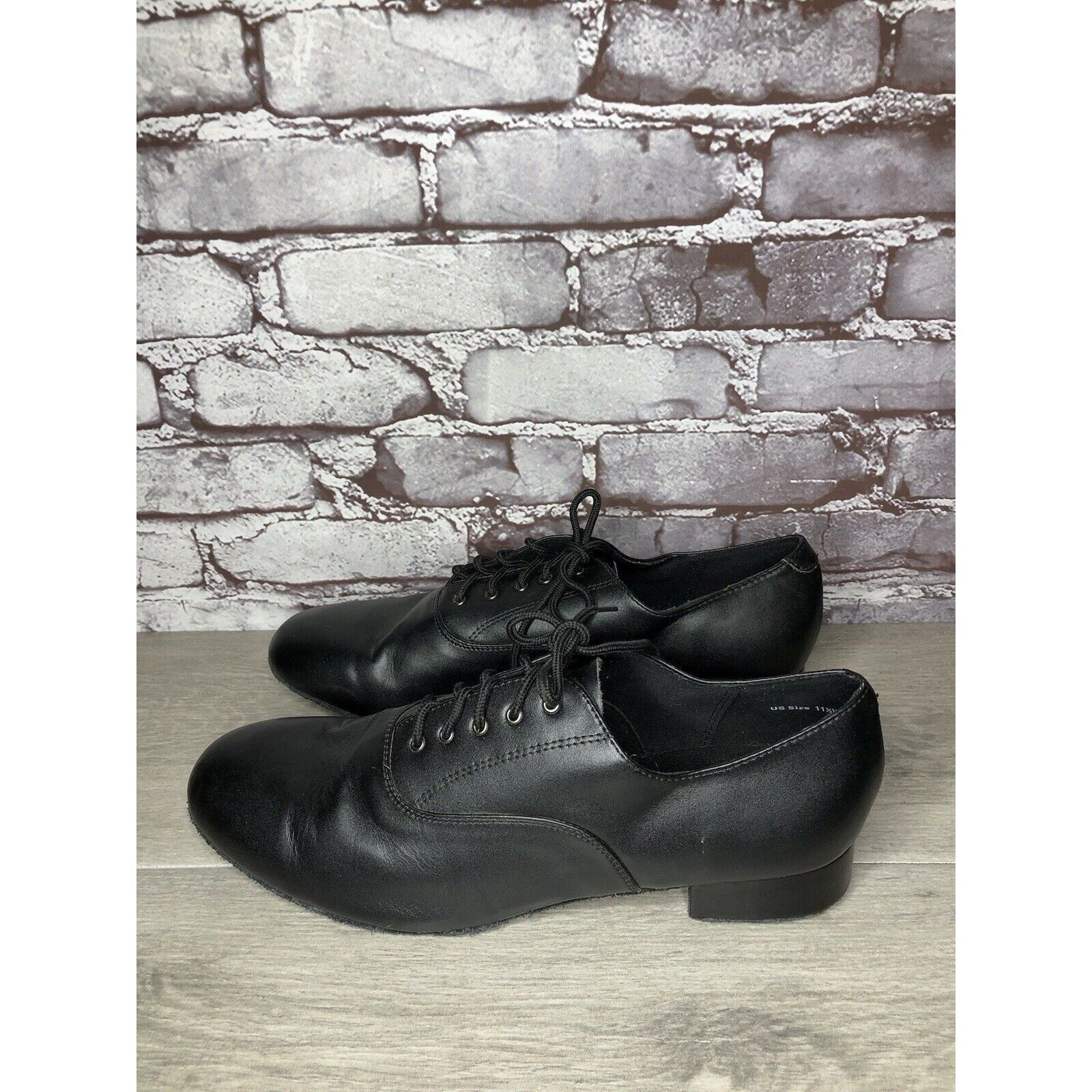 Other Very Fine Dance Shoes Black Salsa Ballroom Waltz Lace Up Men Size US 11.5 / EU 44-45 - 15 Thumbnail