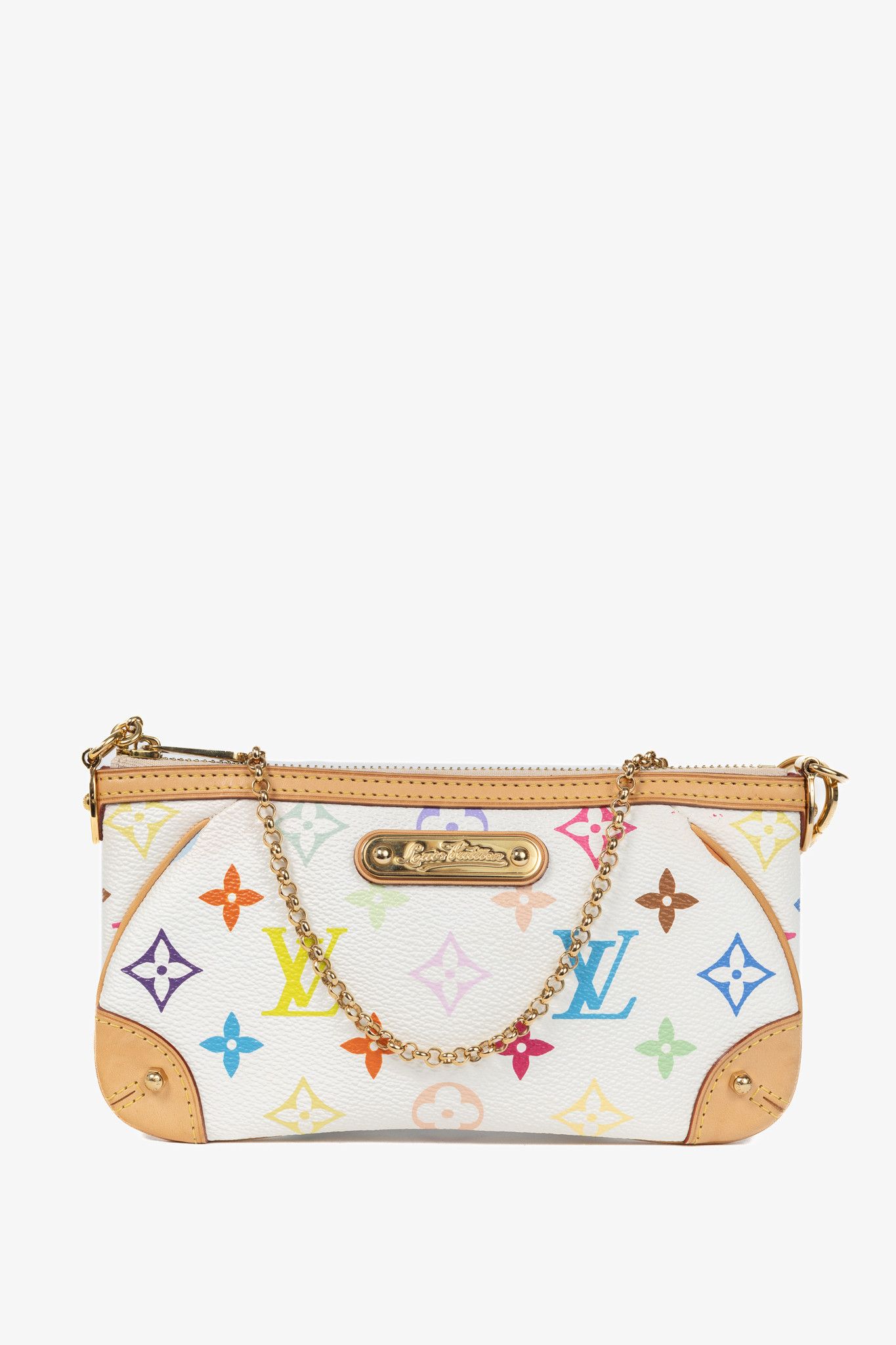 Louis Vuitton × Takashi Murakami Louis Vuitton Milla MM Multicolore Monogram Pochette Size ONE SIZE - 1 Thumbnail