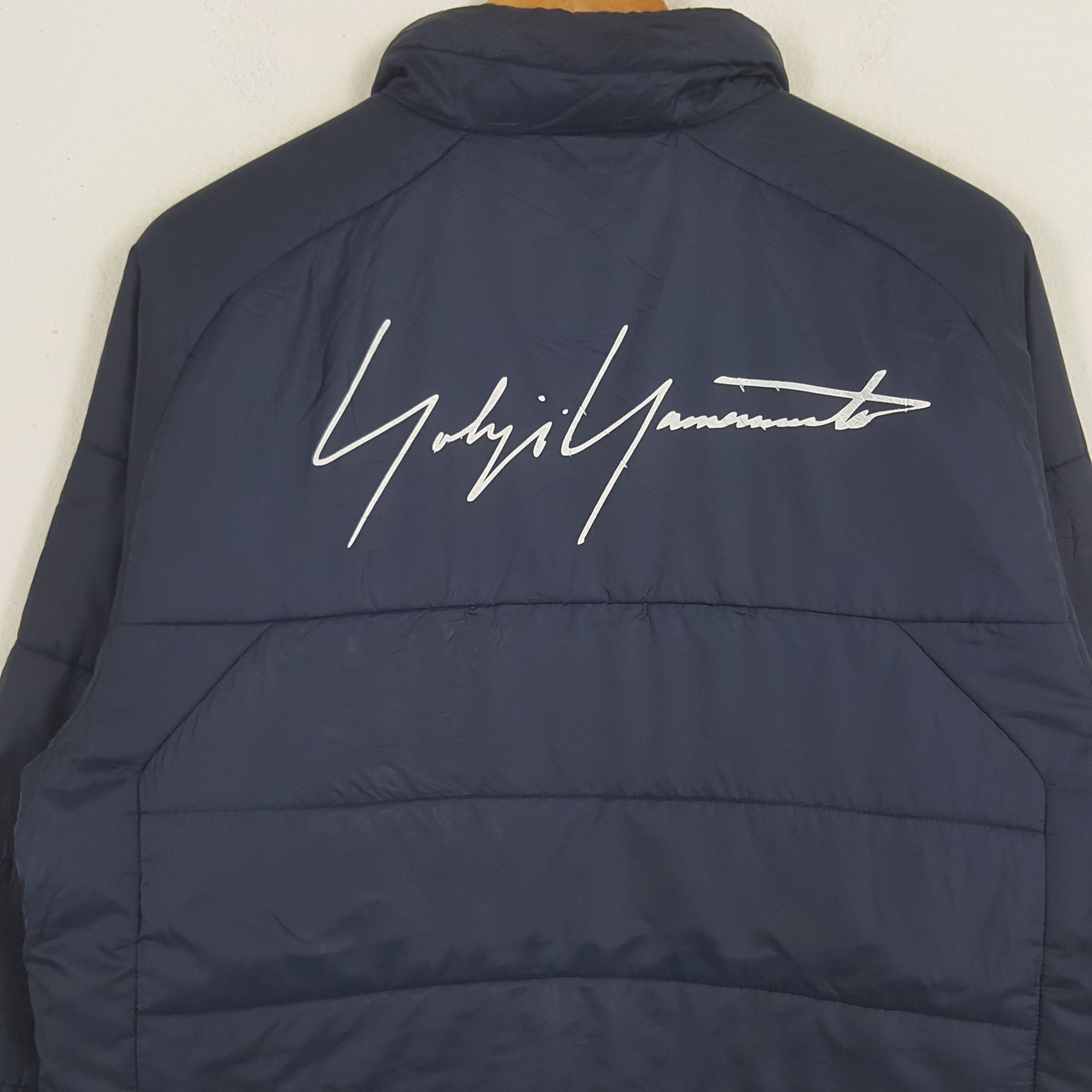Adidas × Japanese Brand × Vintage Vintage Adidas Yohji Yamamoto Custom Puffer Jacket C275N24 Size US M / EU 48-50 / 2 - 2 Thumbnail