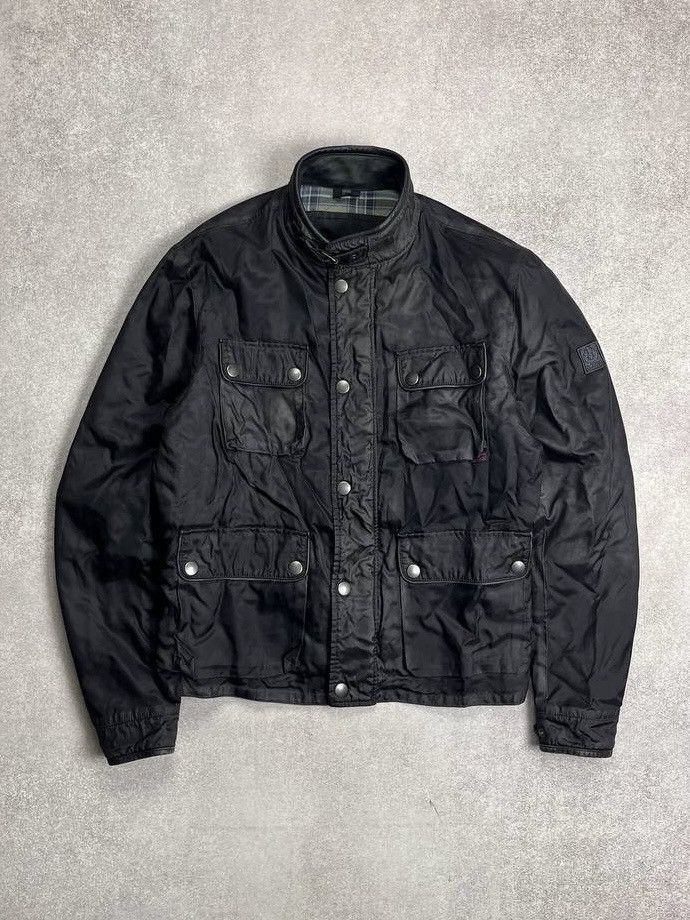 VINTAGE BELSTAFF GOLD LABEL WAXED JACKET RARE L