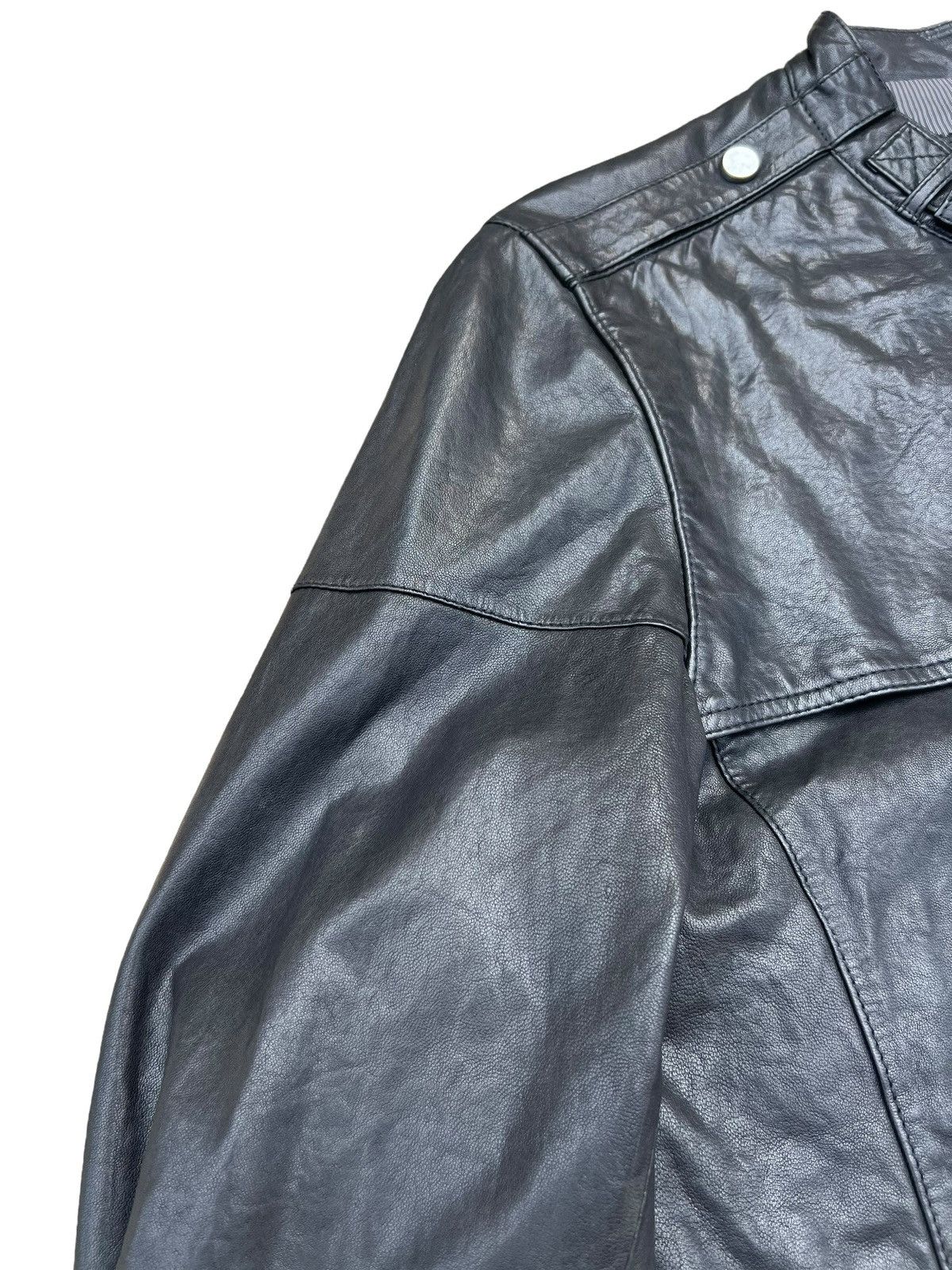 Saba Mens SABA MW10075 Lamb Leather Racer Jacket Size US S / EU 44-46 / 1 - 6 Thumbnail