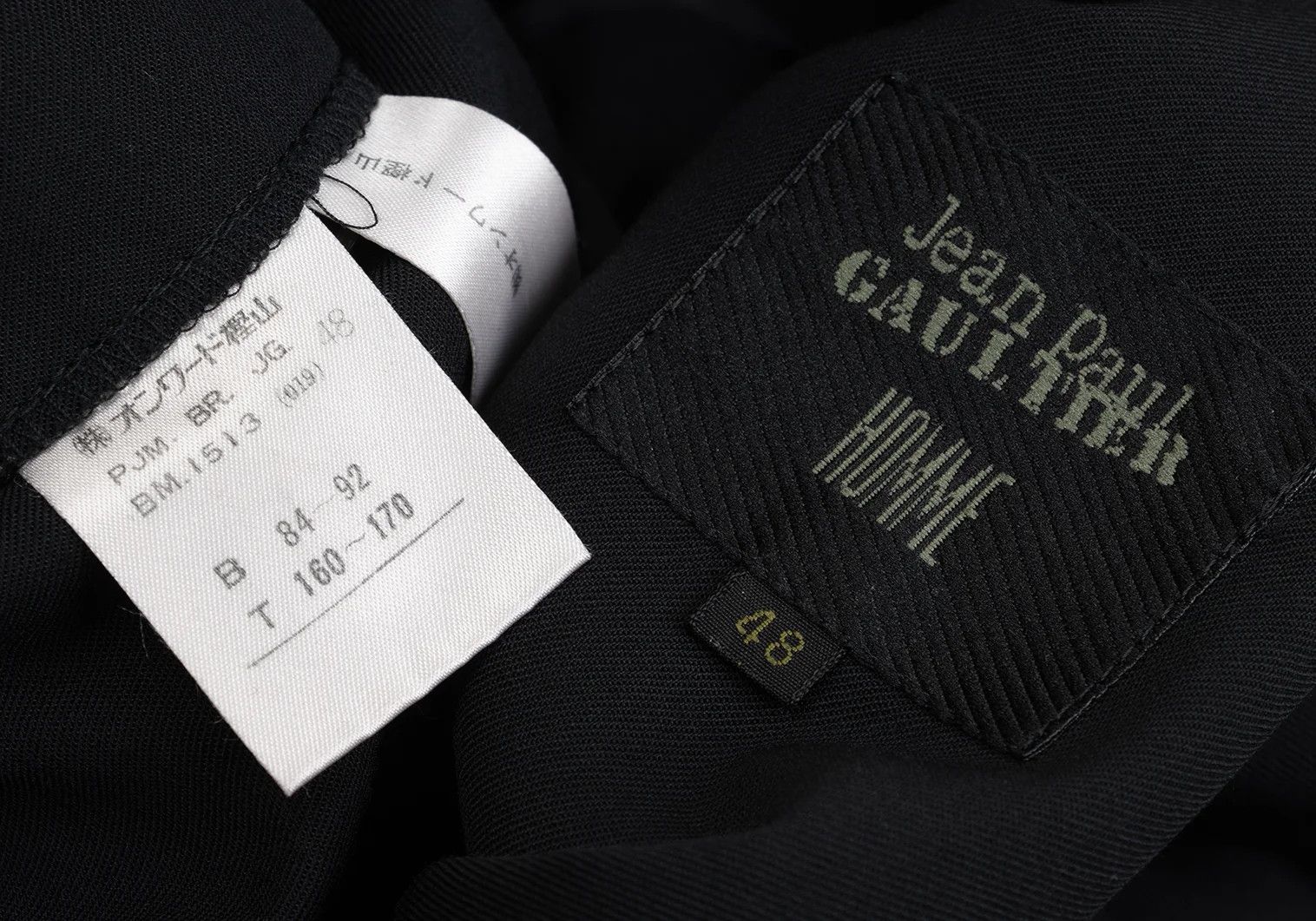 Jean Paul Gaultier Wool Big Lapel Double Jacket in Black Size 48 Size US M / EU 48-50 / 2 - 19 Thumbnail