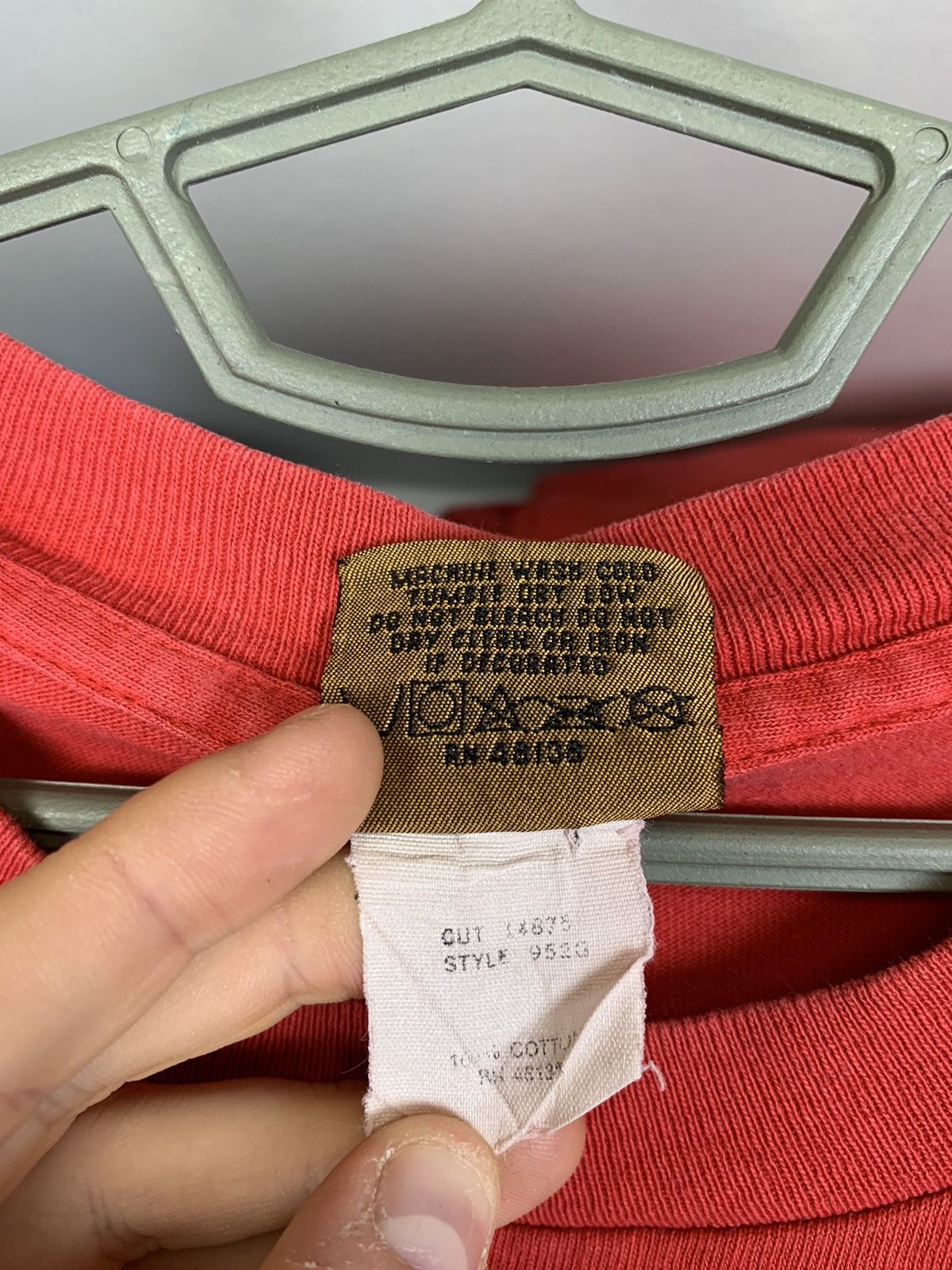 MLB × Nutmeg × Vintage Vintage Boston Red Sox Single Stitch T-shirt Size US L / EU 52-54 / 3 - 4 Thumbnail