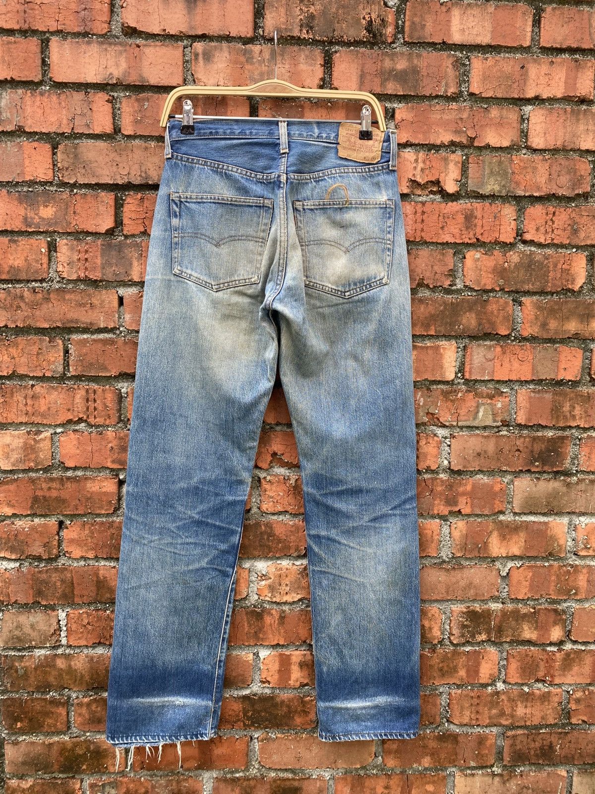 Levi's Vintage Clothing W30x32.5 Vintage levi's 501 redline big E distressed USA Size US 30 / EU 46 - 2 Thumbnail
